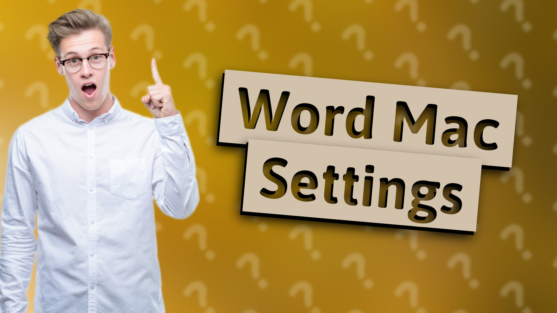 Word Mac Settings