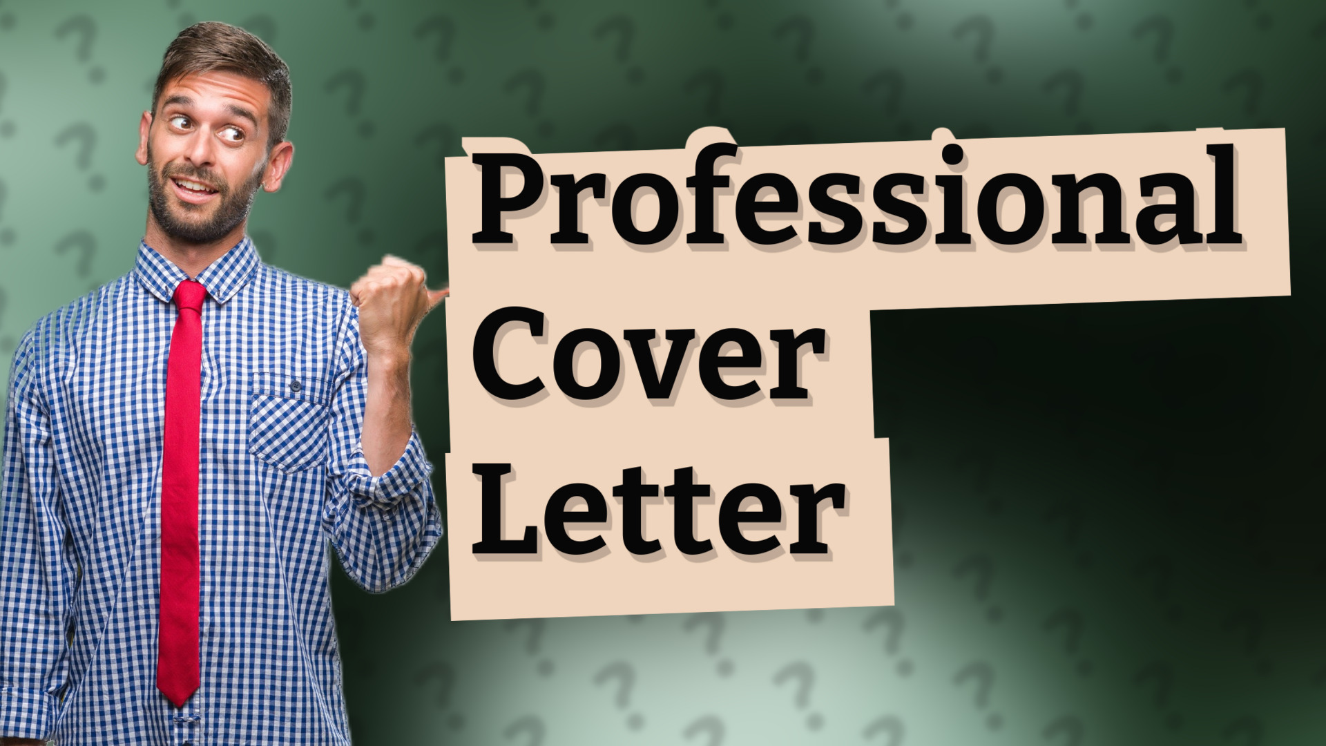 Professional Cover Letter