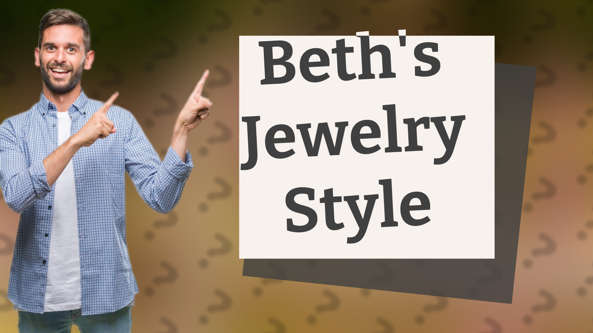 Beth's Jewelry Style