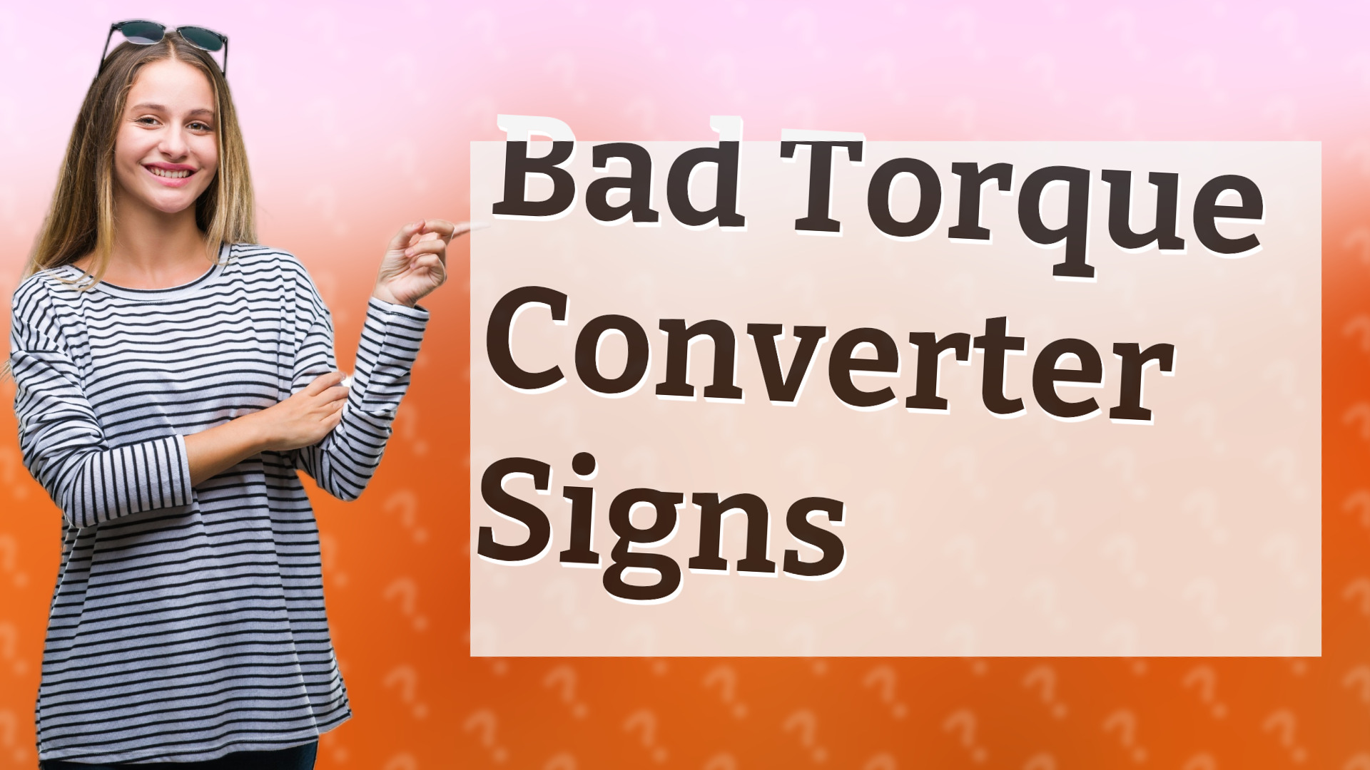 Bad Torque Converter Signs