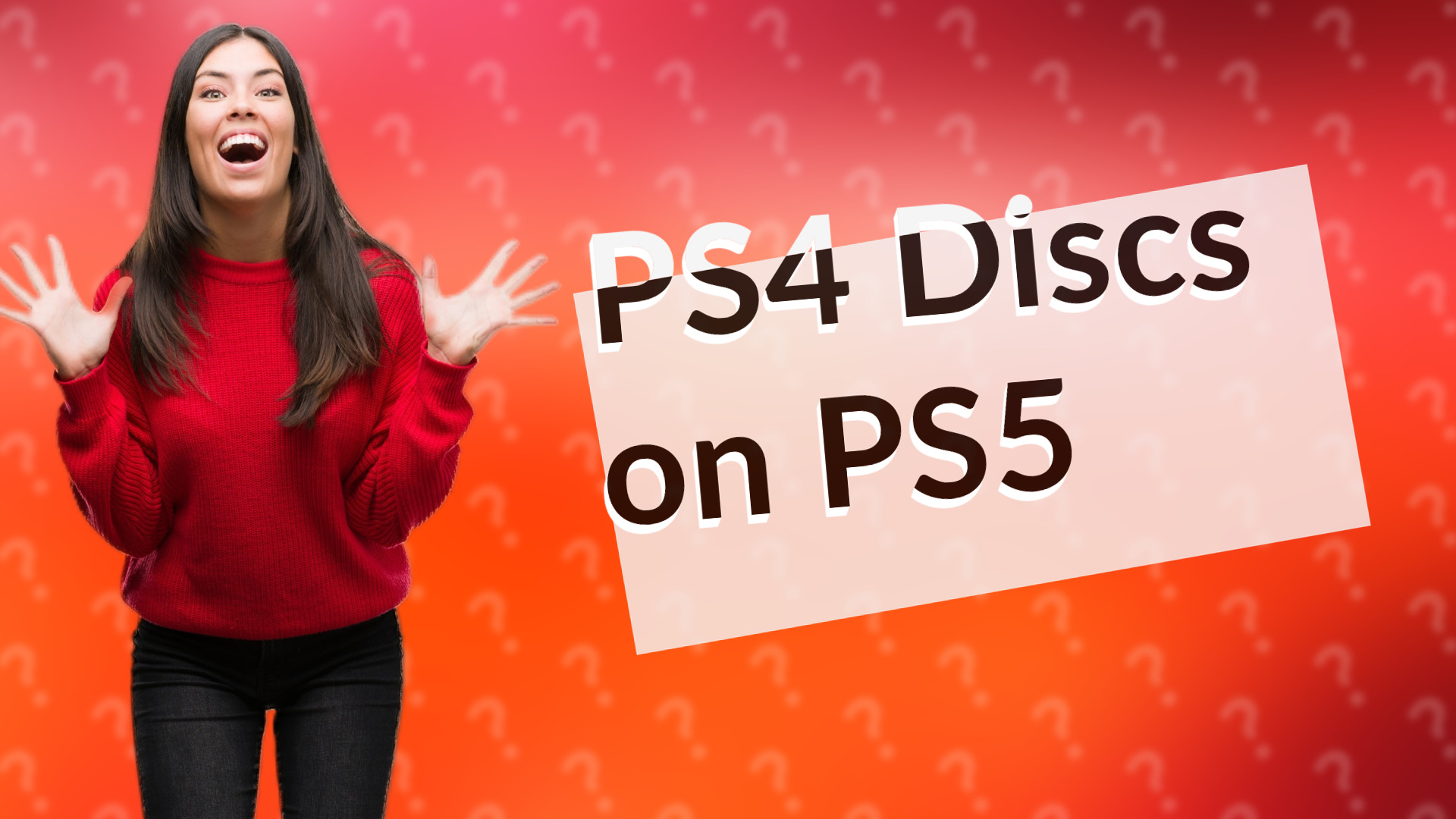 PS4 Discs on PS5