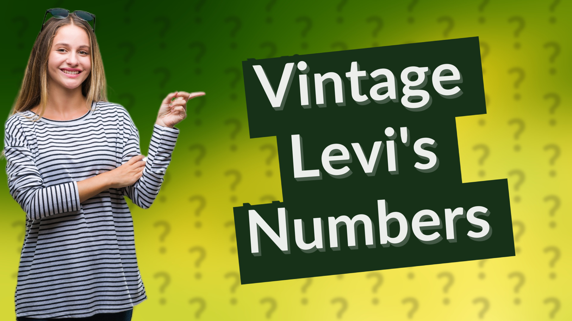 Vintage Levi's Numbers