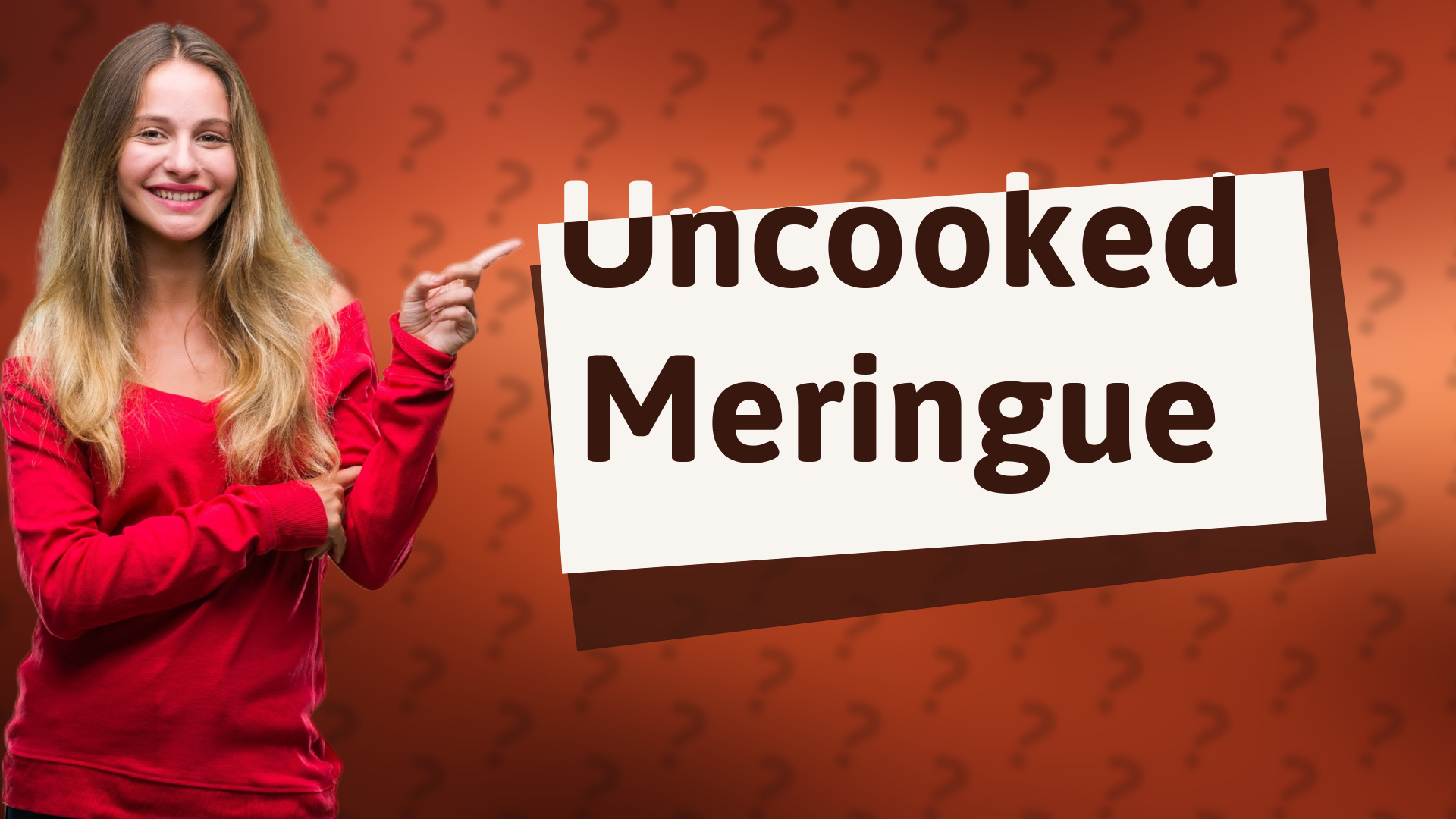 Uncooked Meringue