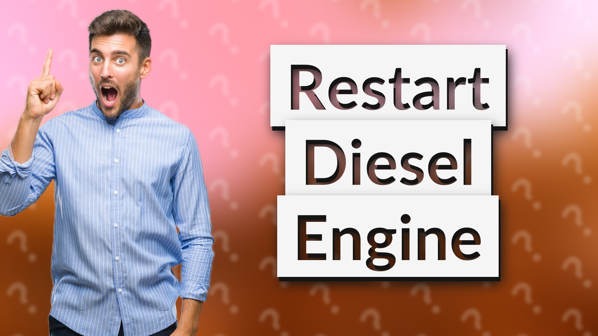 Restart Diesel Engine