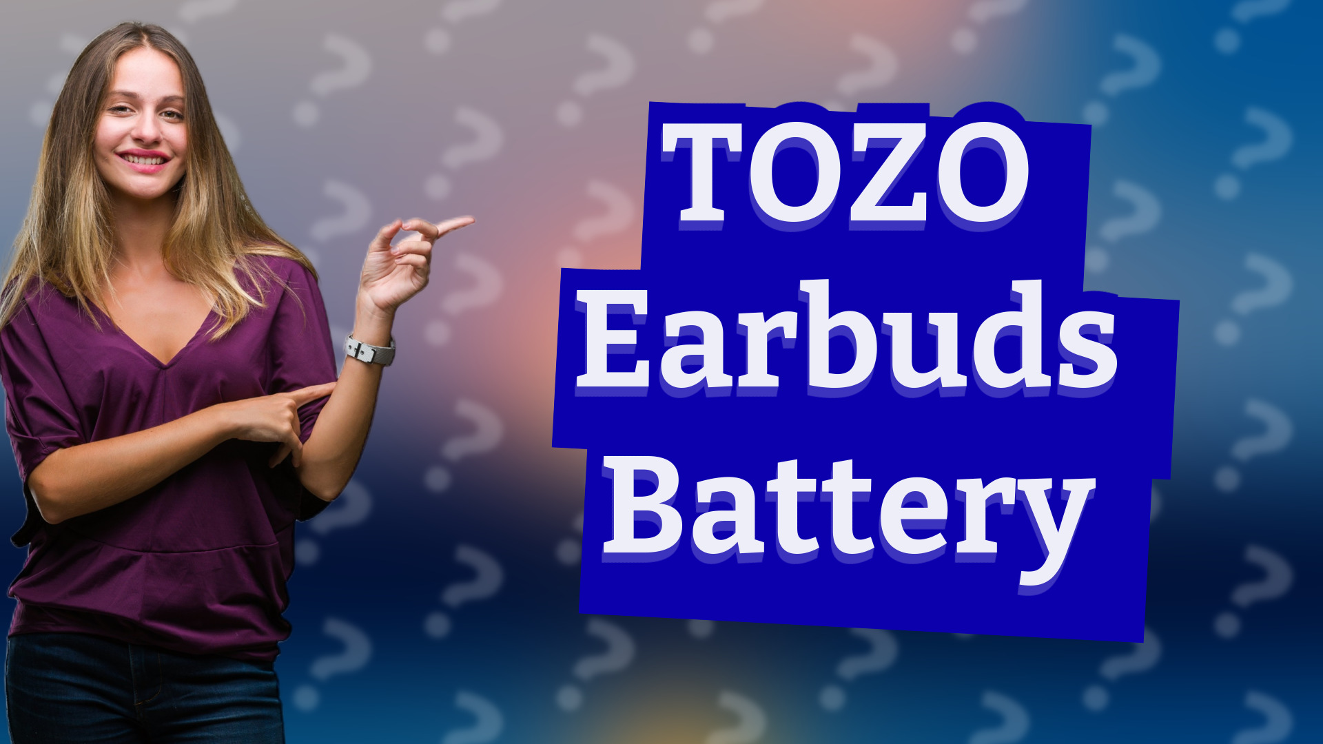 TOZO Earbuds Battery