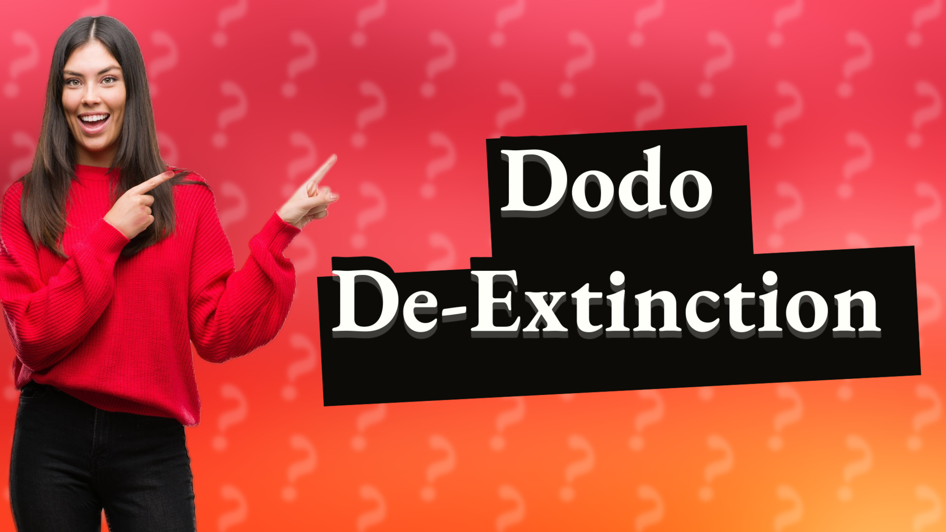Dodo De-Extinction