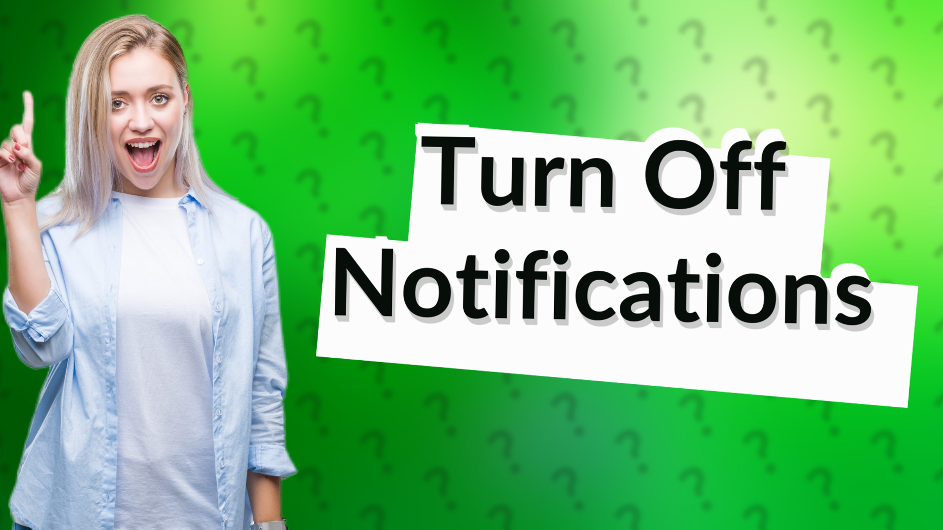 Turn Off Notifications