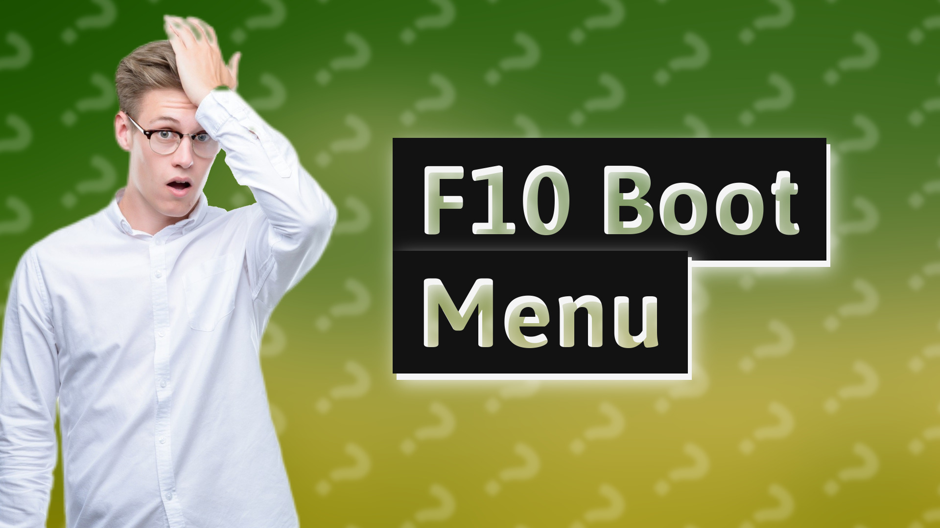 F10 Boot Menu