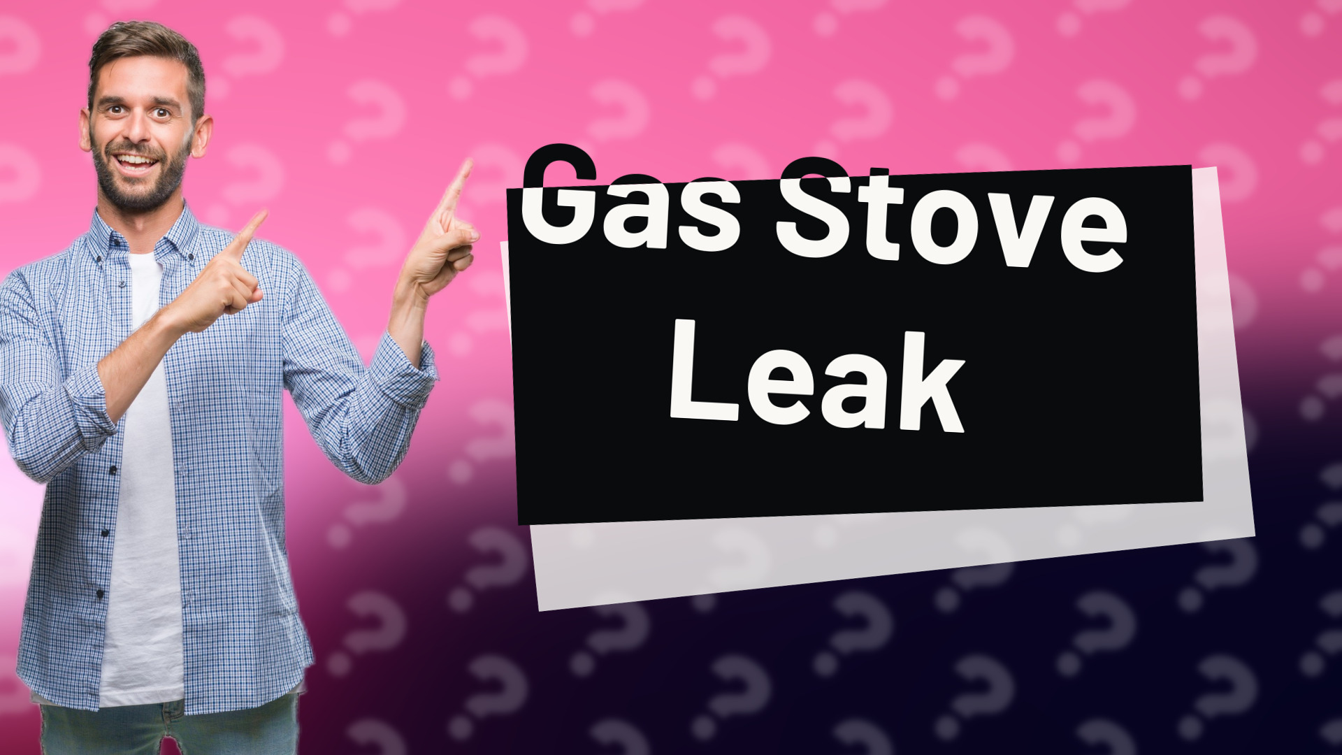 Gas Stove Leak