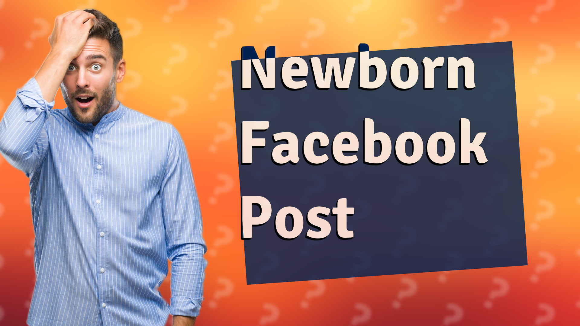 Newborn Facebook Post