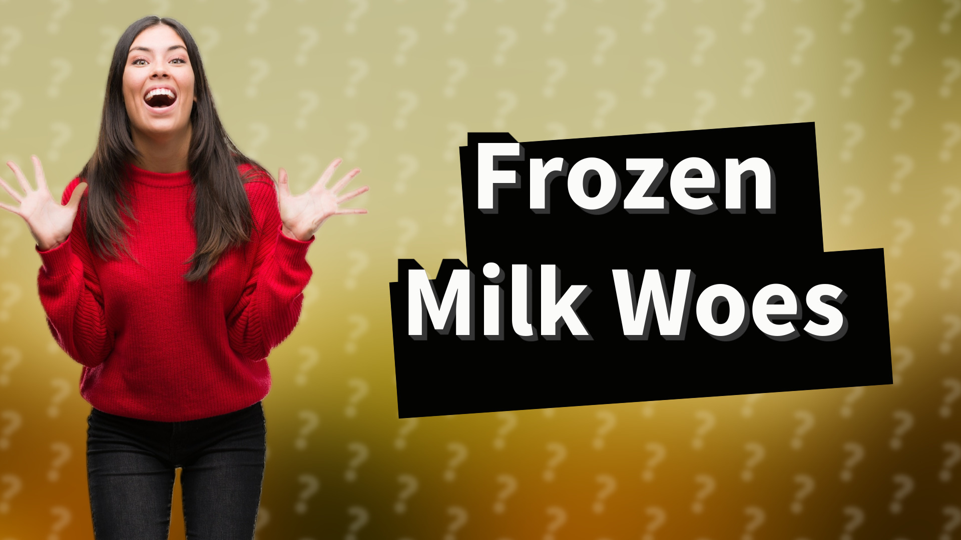 Frozen Milk Woes