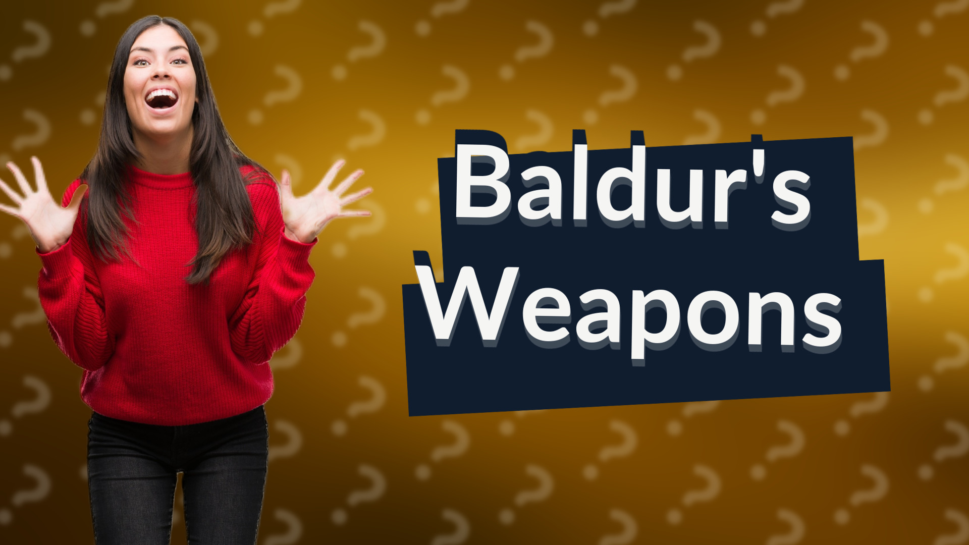 Baldur's Weapons