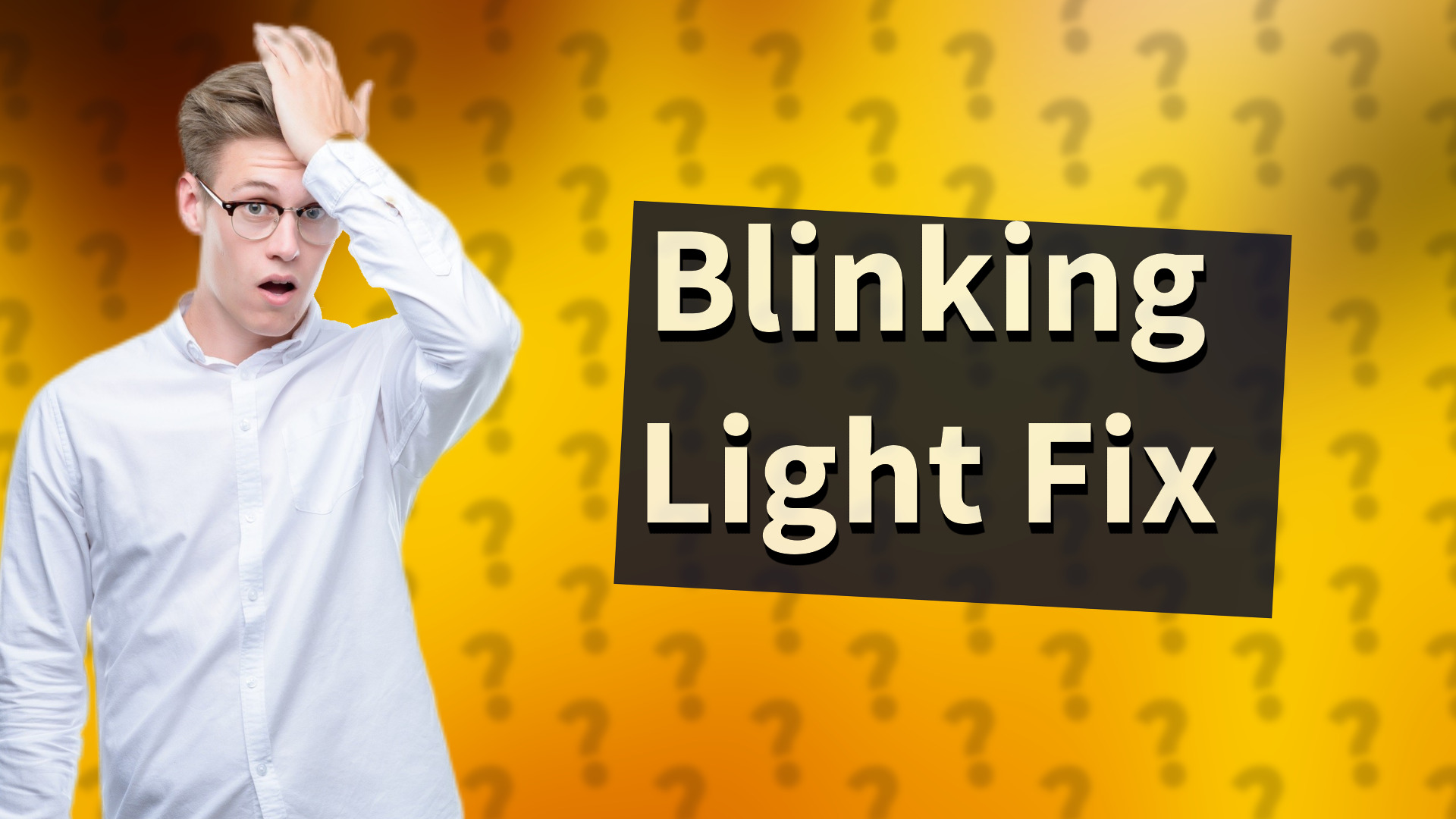 Blinking Light Fix