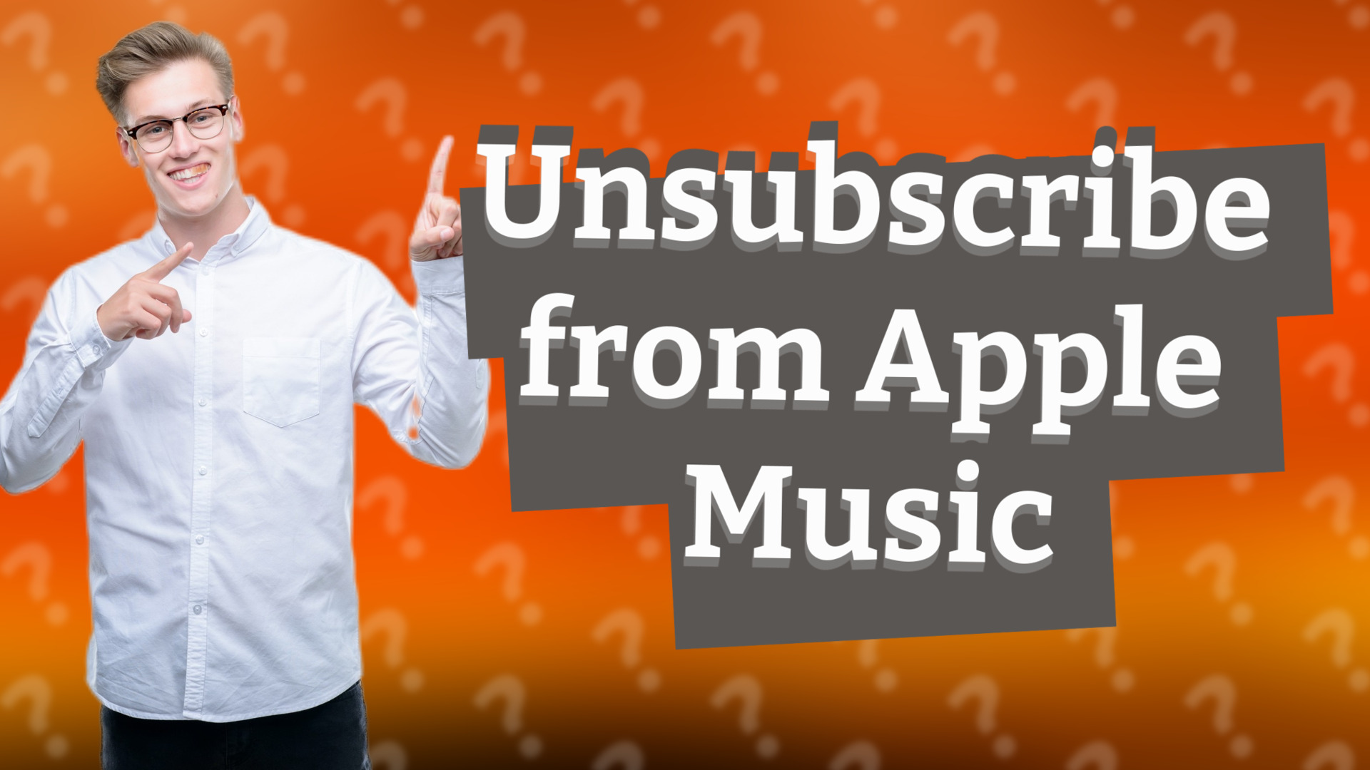 Unsubscribe from Apple Music