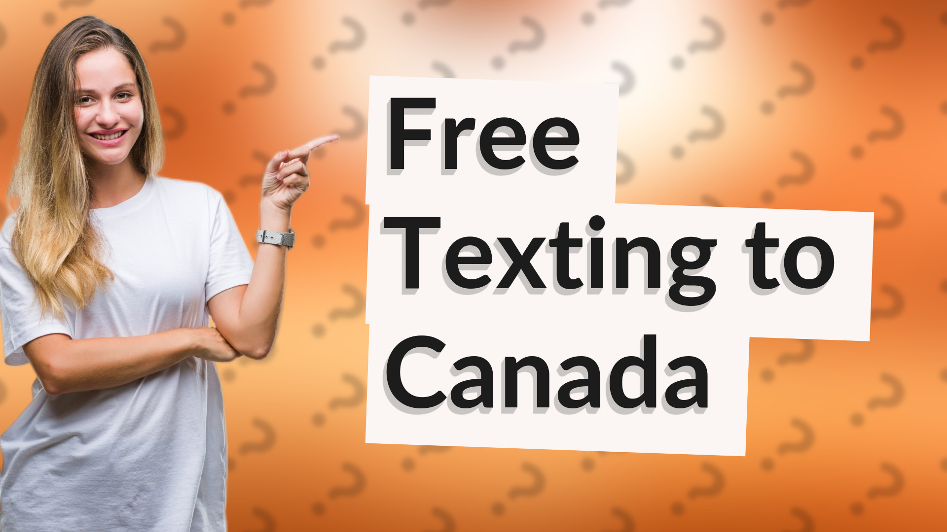 Free Texting to Canada