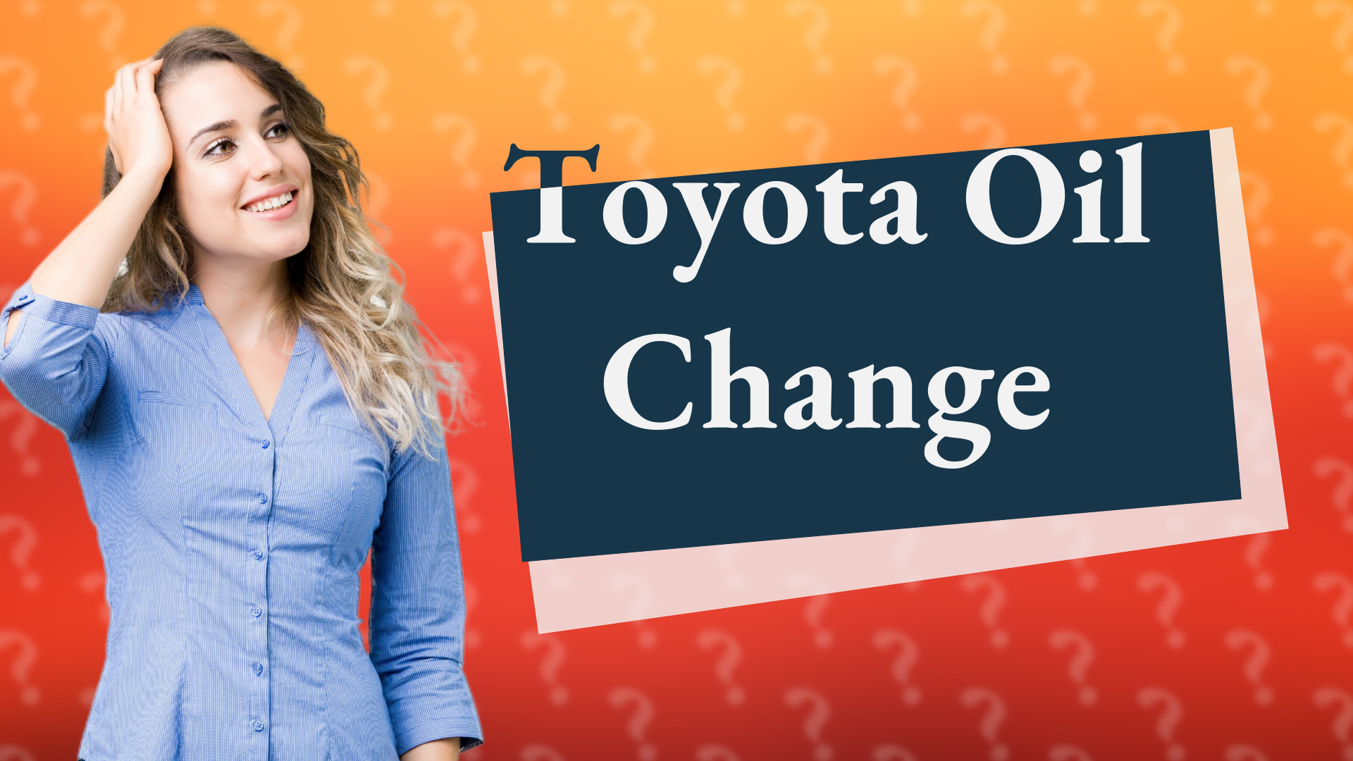 Toyota Oil Change