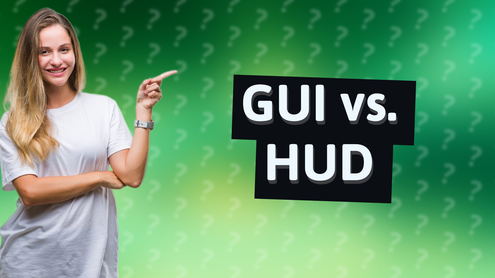 GUI vs. HUD
