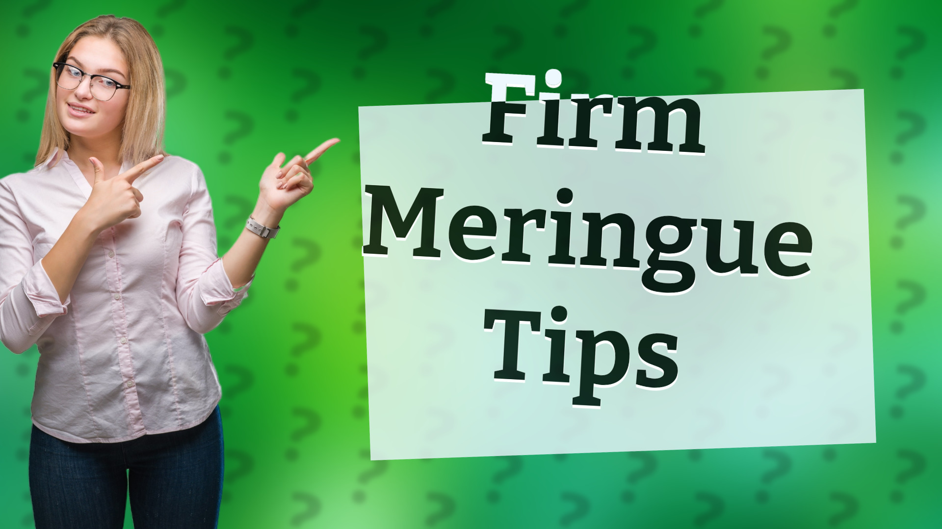 Firm Meringue Tips
