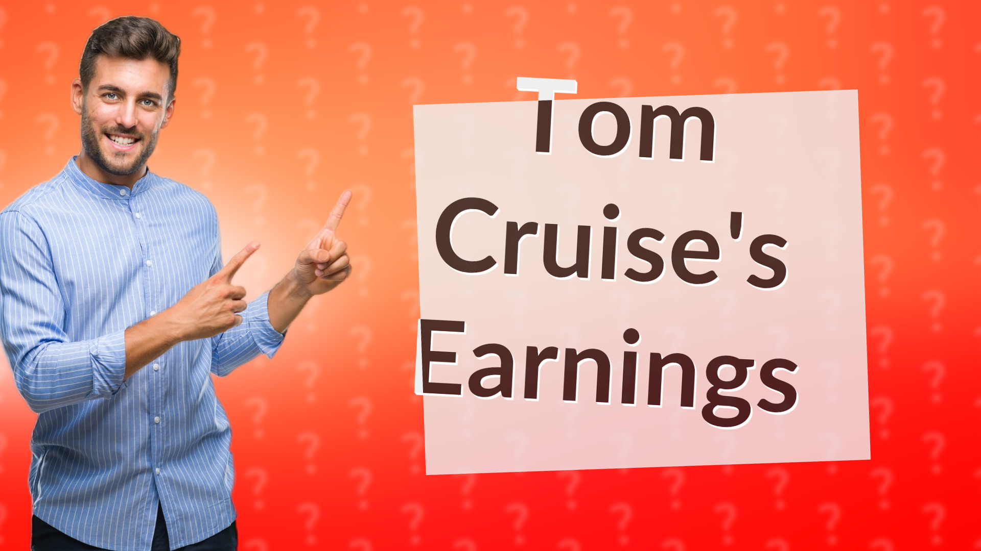 Tom Cruise's Earnings