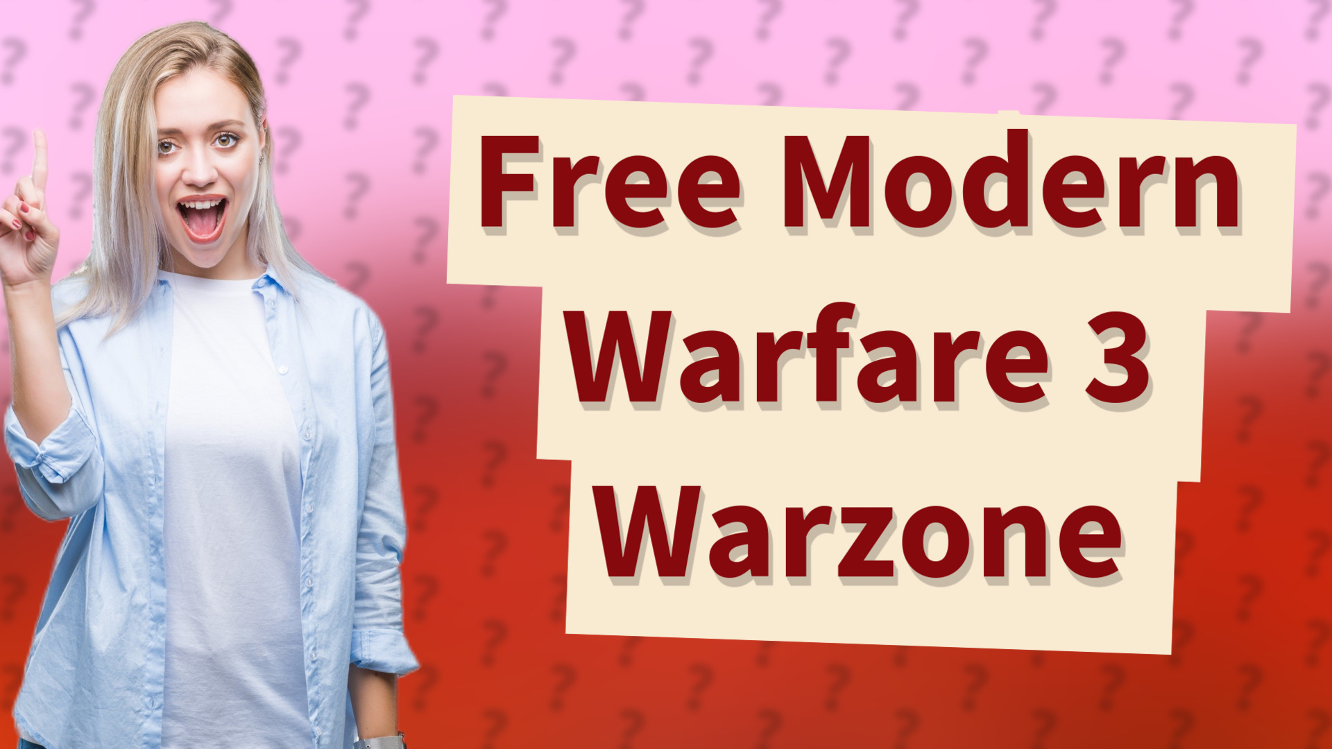 Free Modern Warfare 3 Warzone