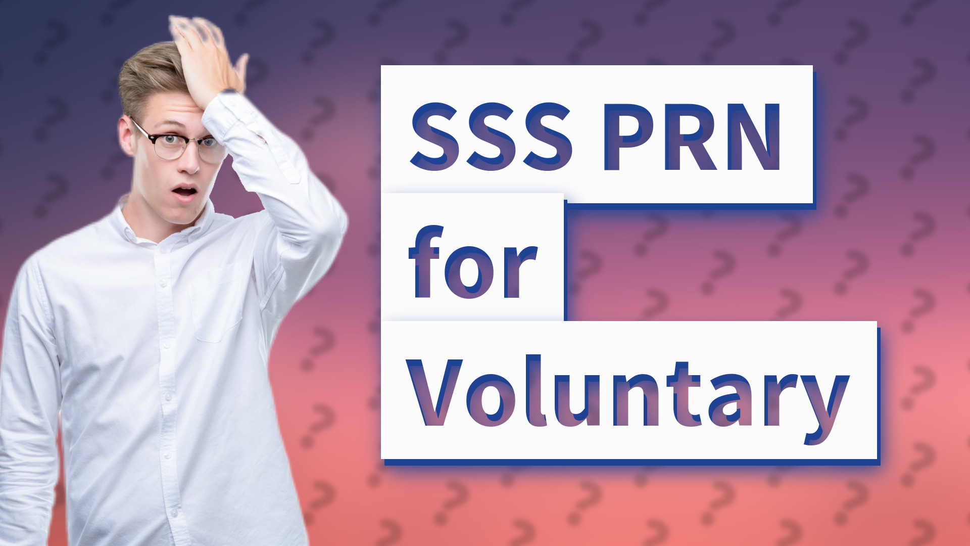 SSS PRN for Voluntary
