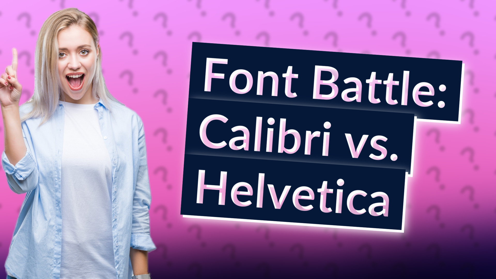 Font Battle: Calibri vs. Helvetica