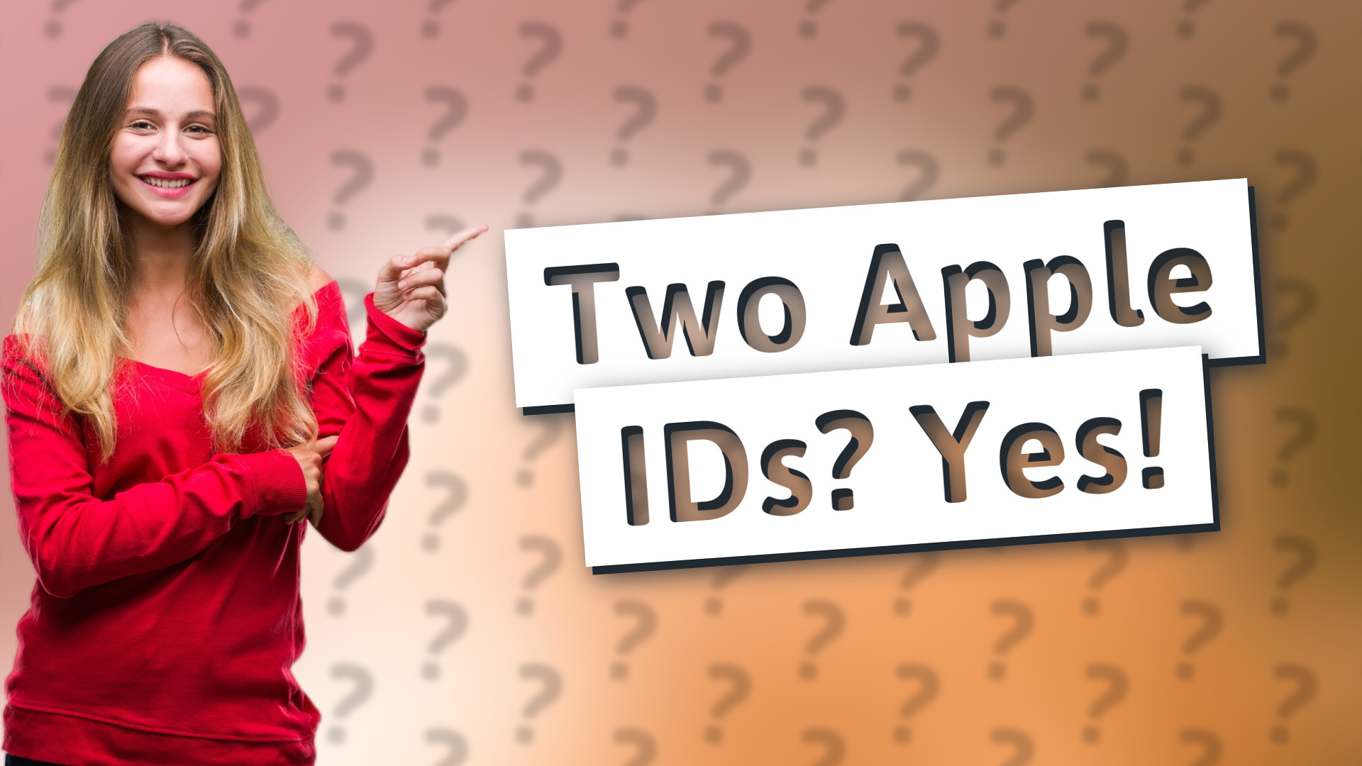 Two Apple IDs? Yes!