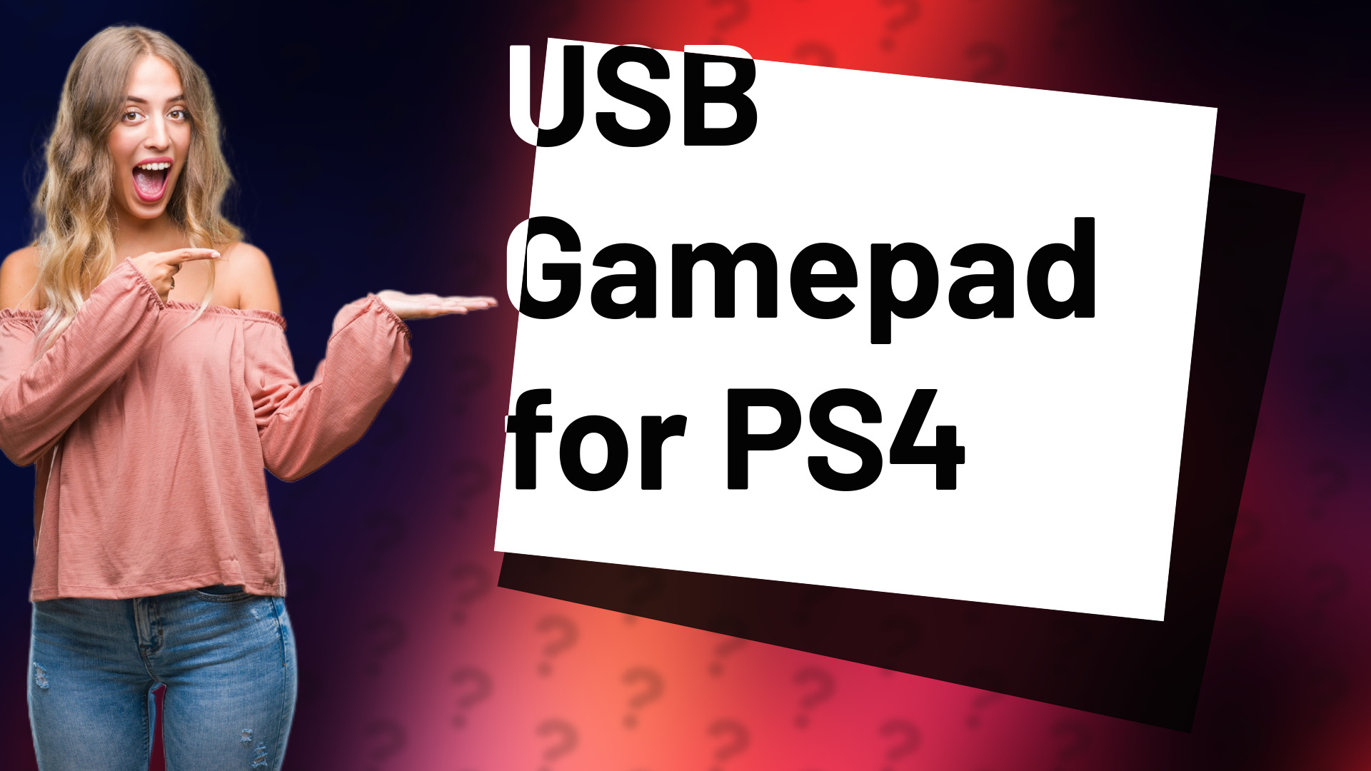 USB Gamepad for PS4