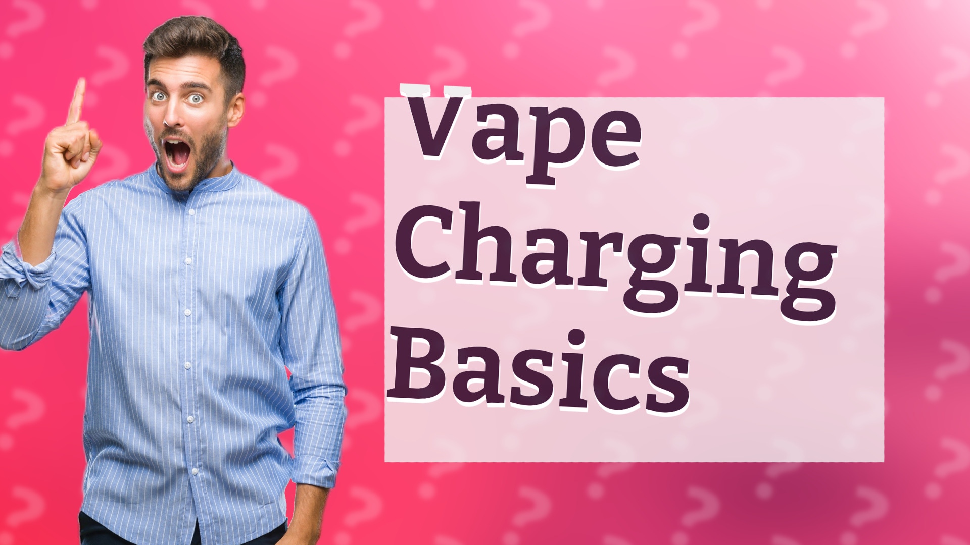 Vape Charging Basics