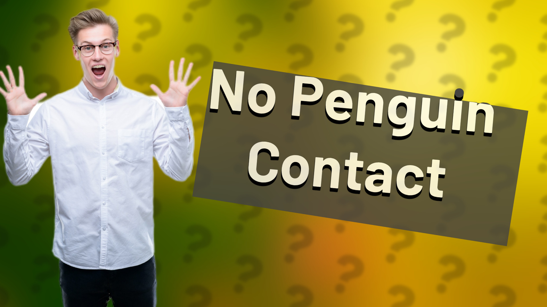 No Penguin Contact