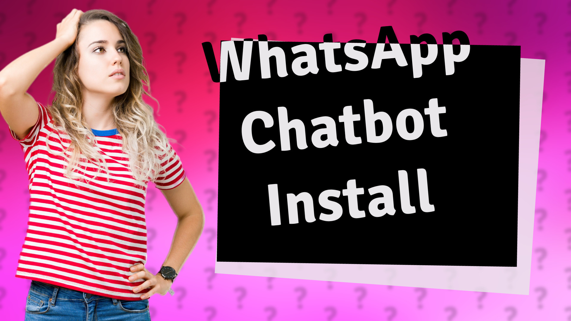 WhatsApp Chatbot Install