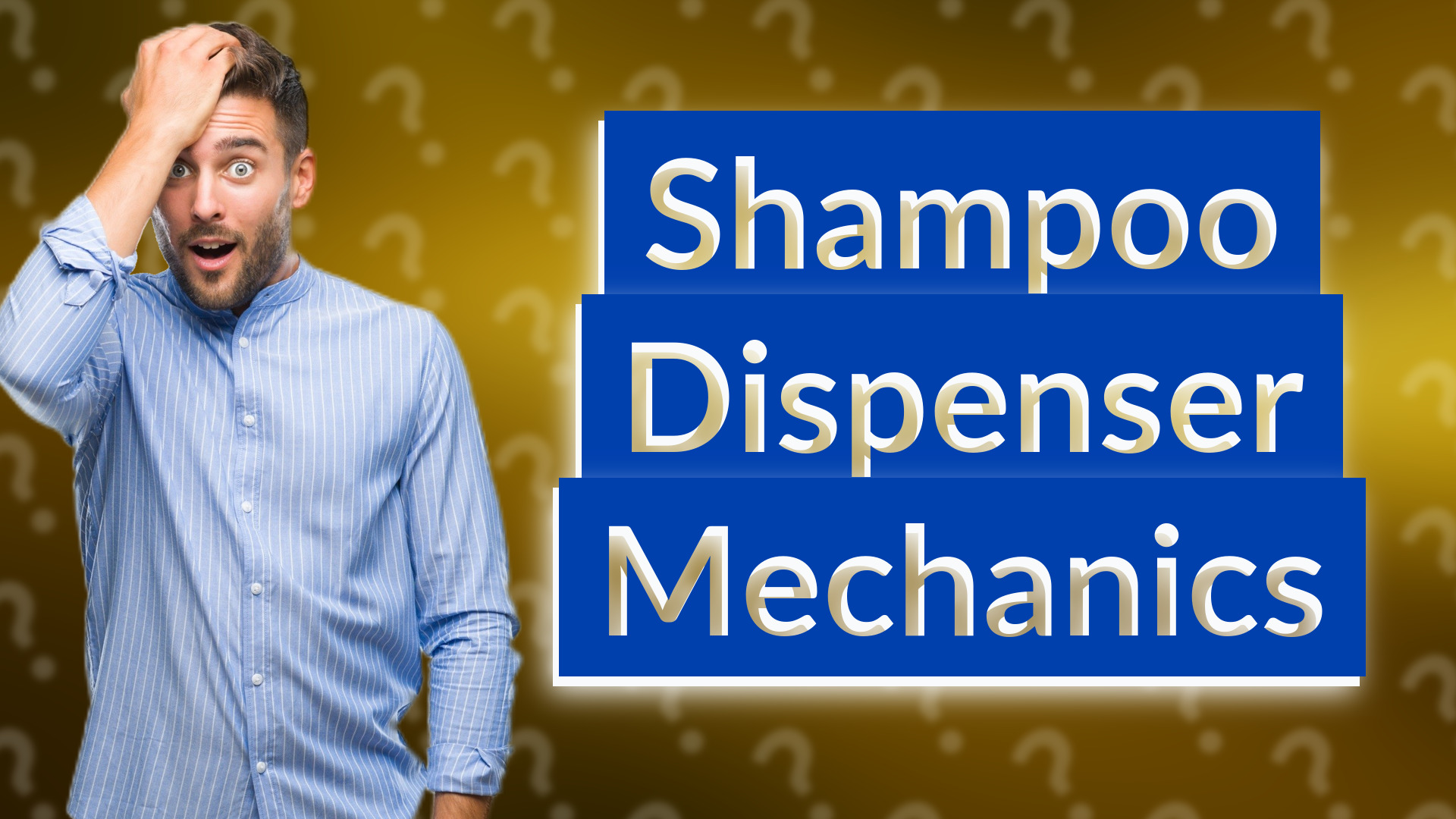 Shampoo Dispenser Mechanics