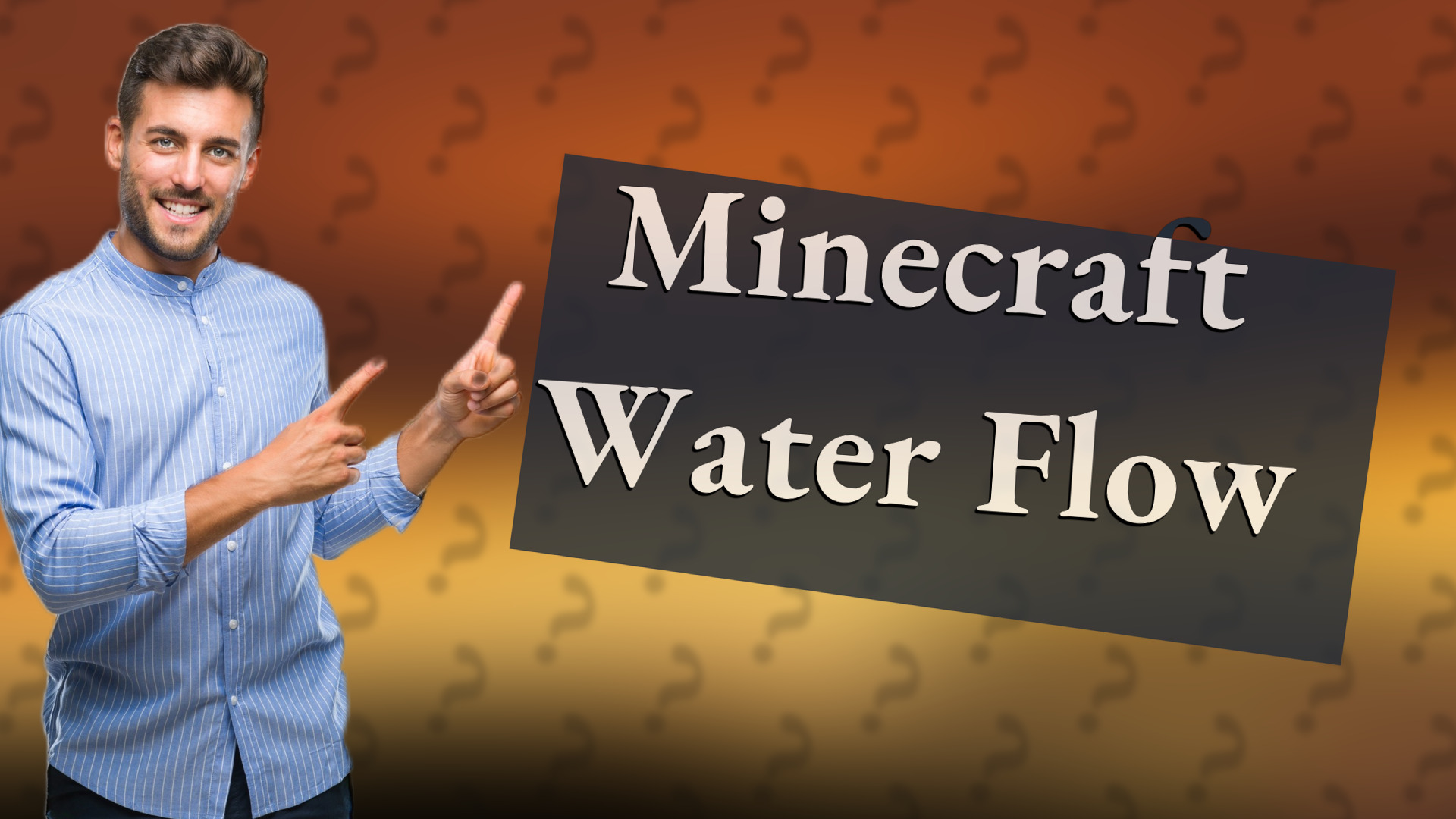 Minecraft Water Flow