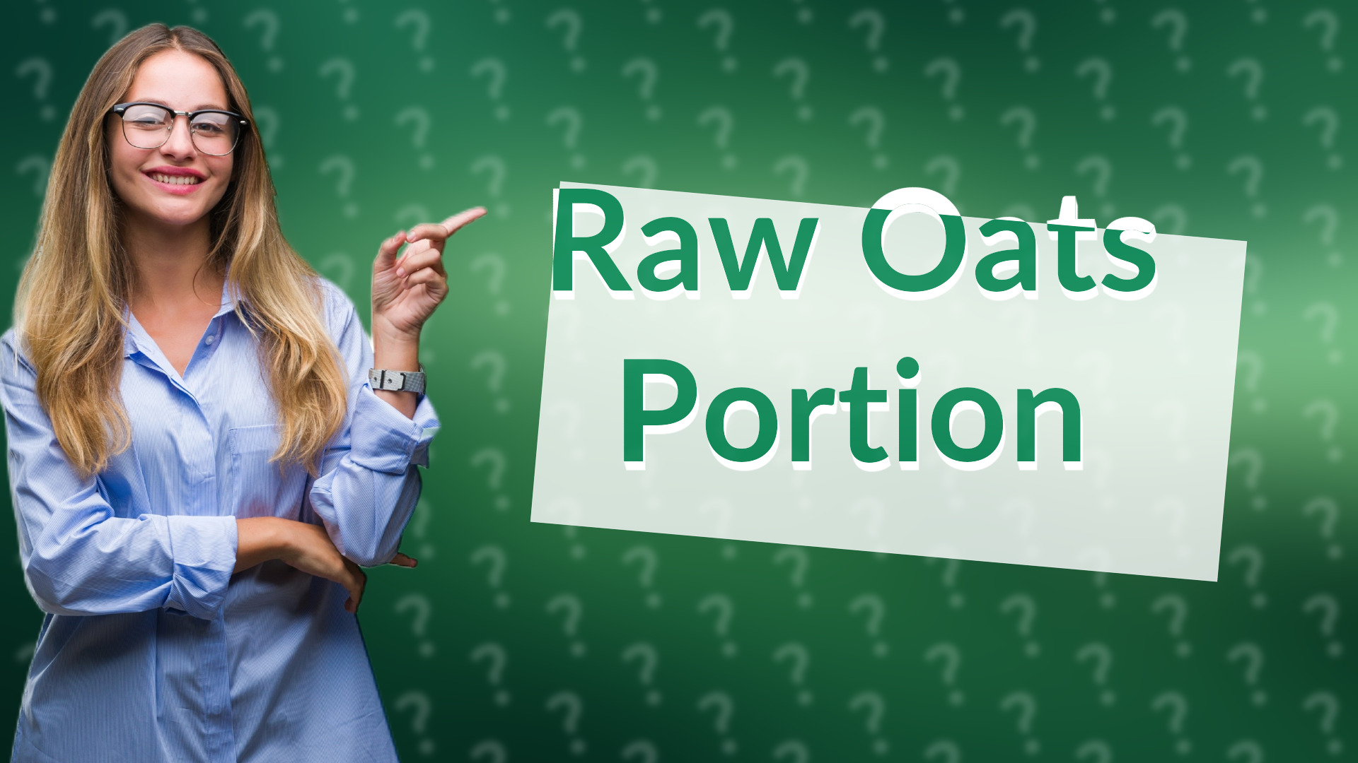 Raw Oats Portion