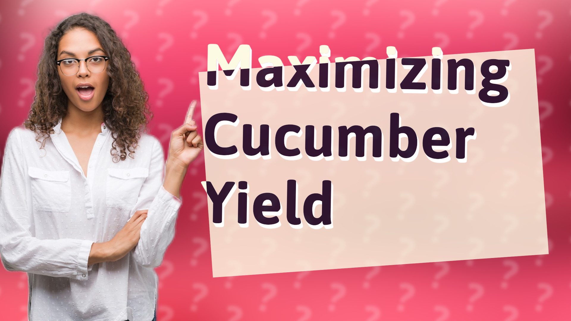 Maximizing Cucumber Yield