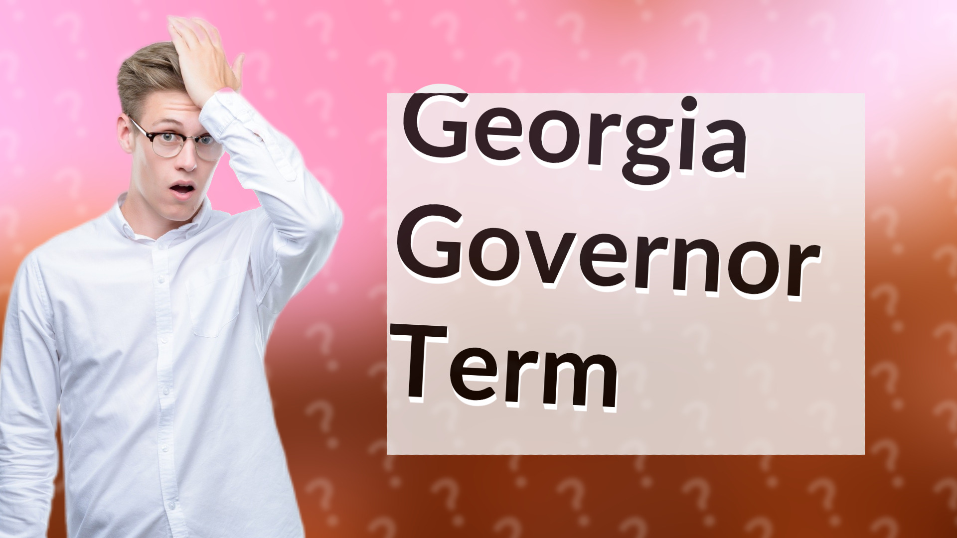 Georgia Governor Term
