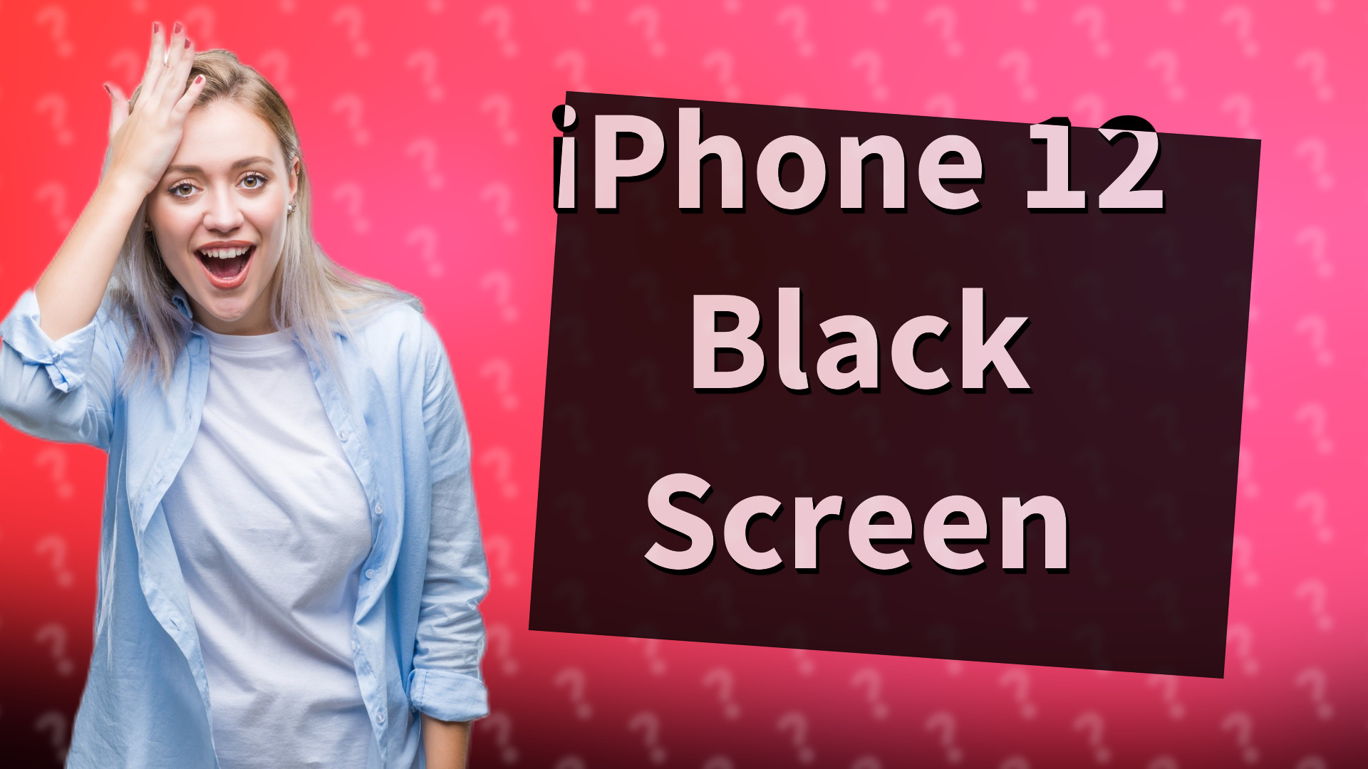 iPhone 12 Black Screen