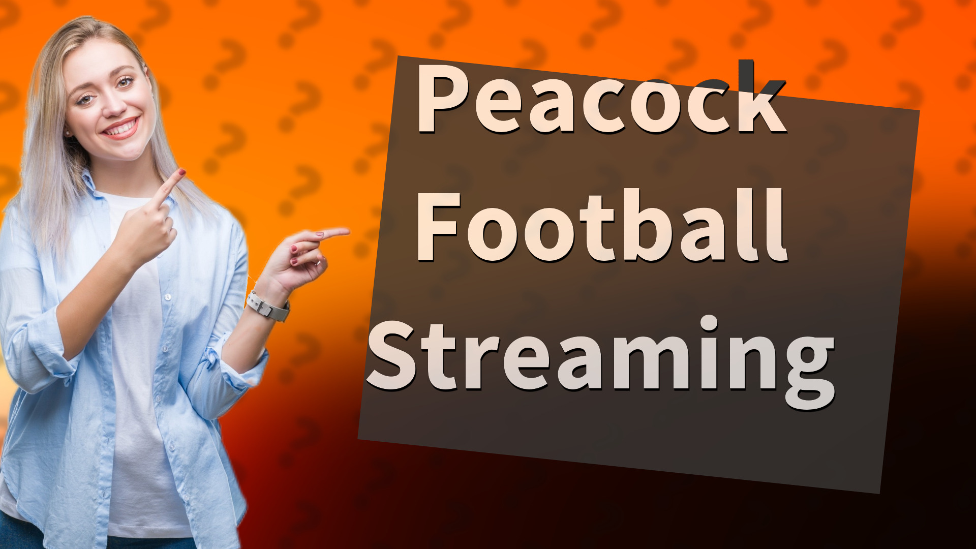 Peacock Football Streaming