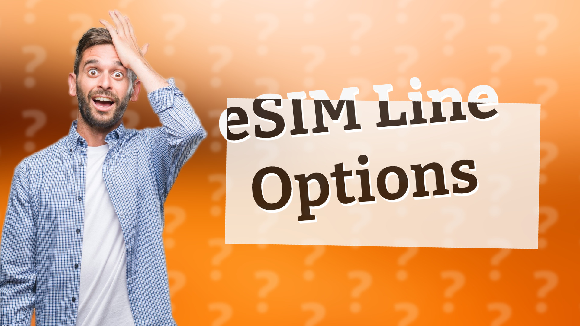 eSIM Line Options