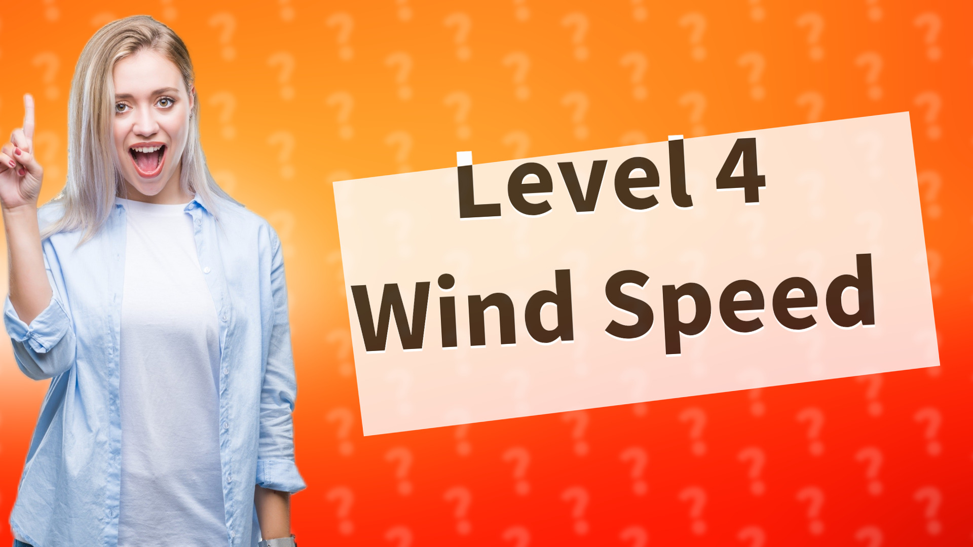 Level 4 Wind Speed