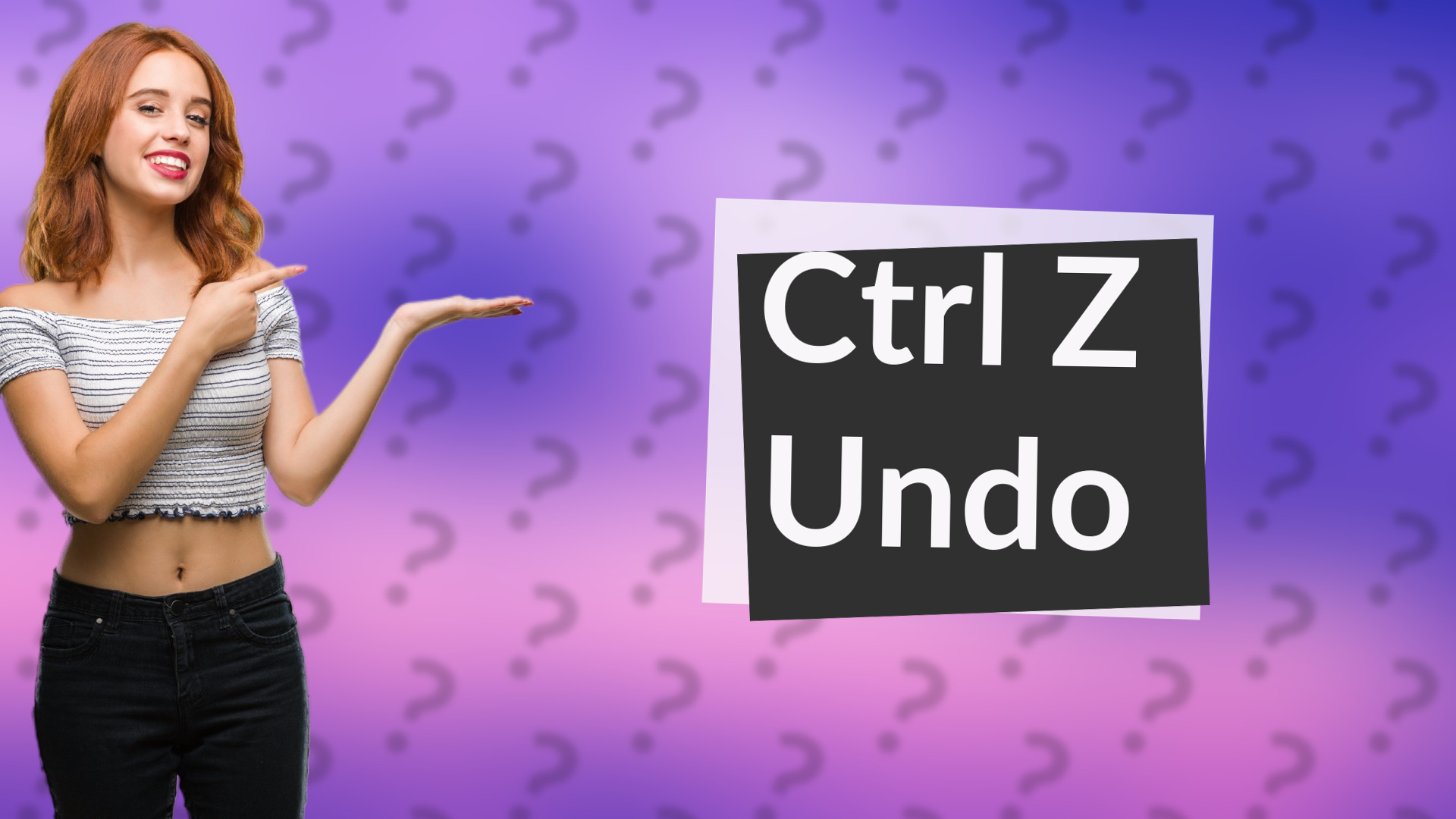 Ctrl Z Undo