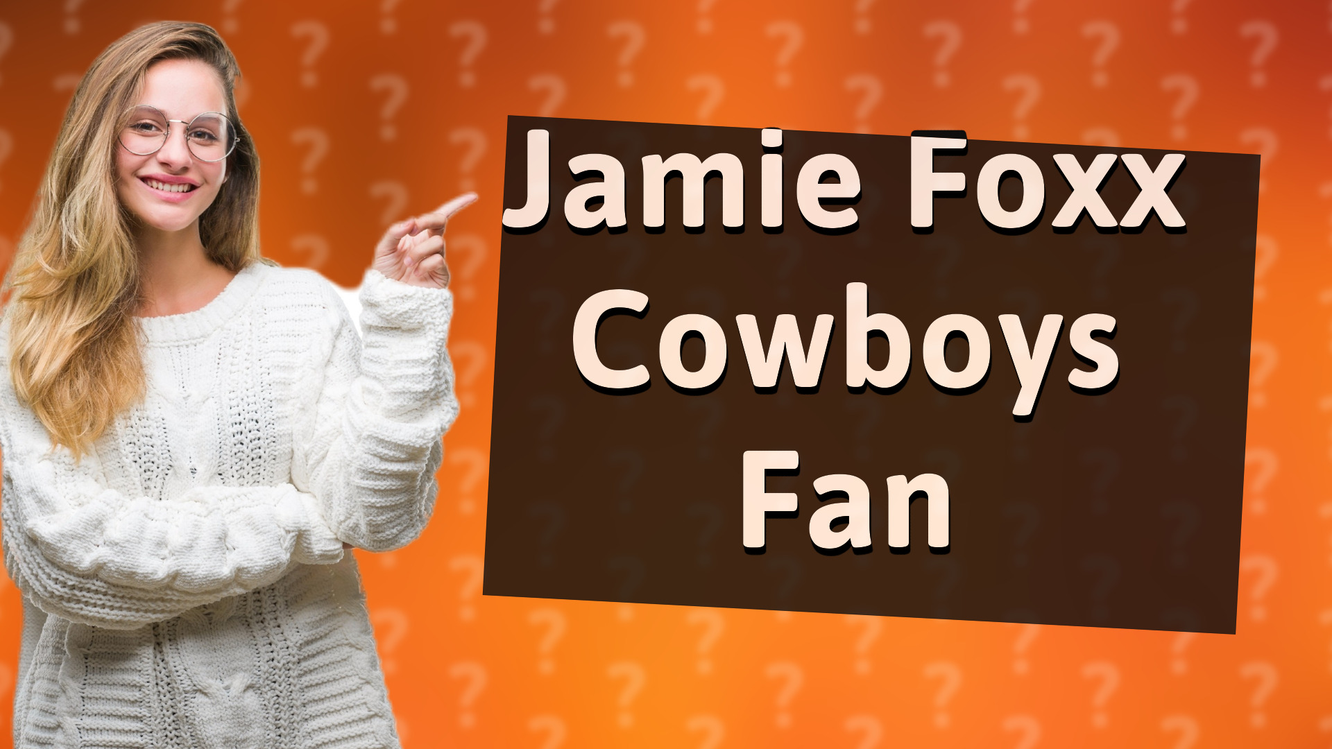 Jamie Foxx Cowboys Fan