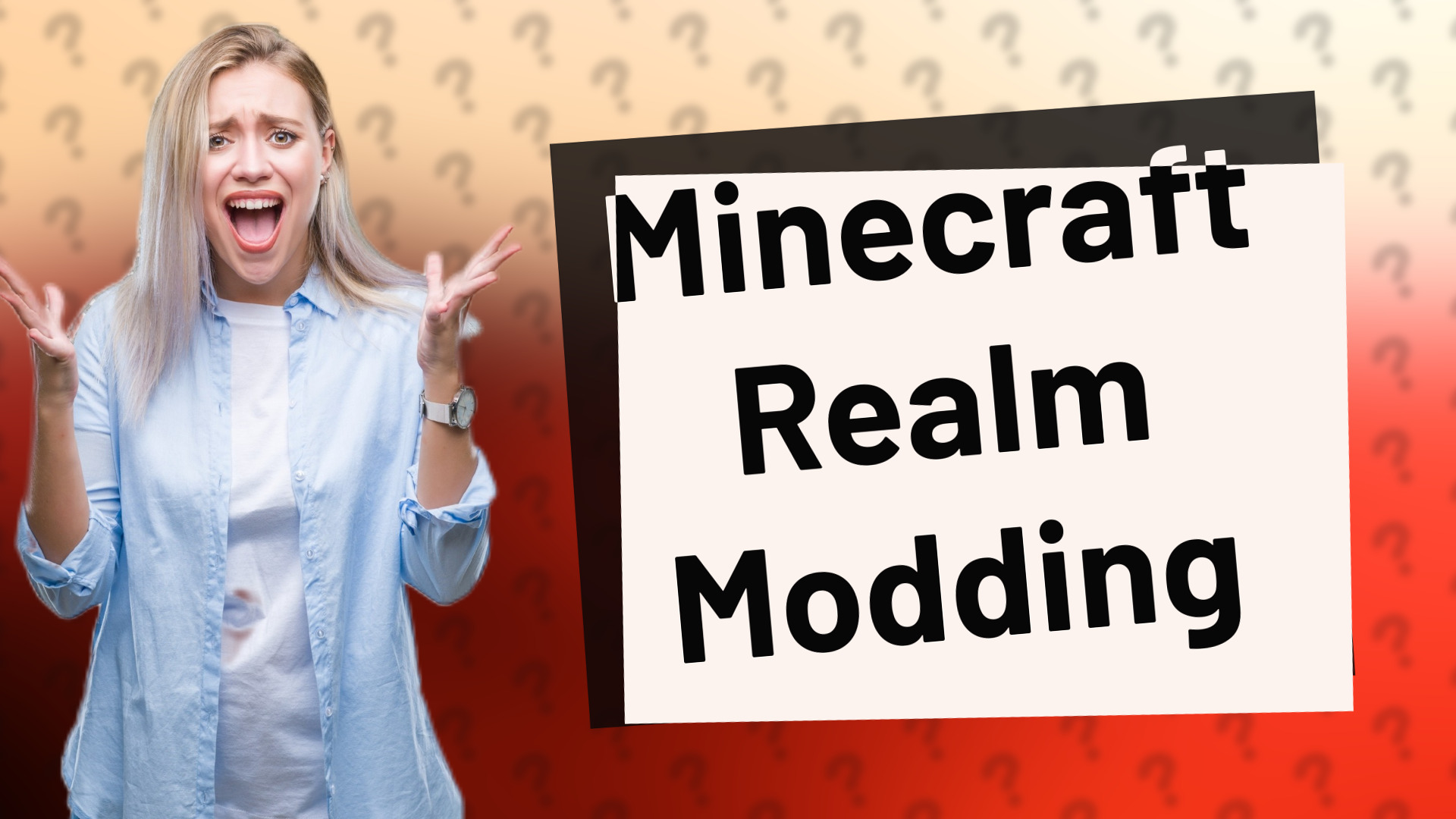 Minecraft Realm Modding
