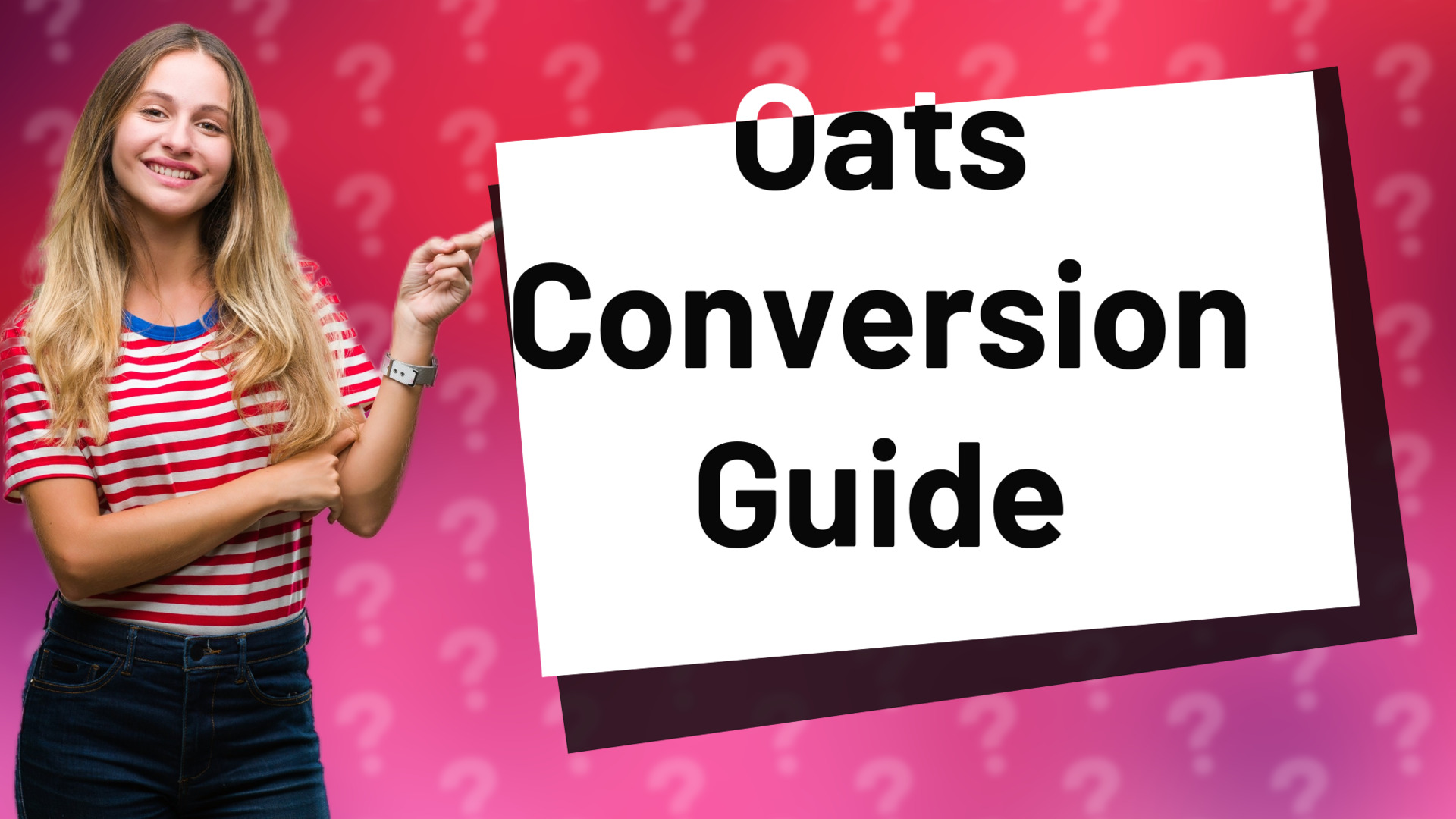 Oats Conversion Guide