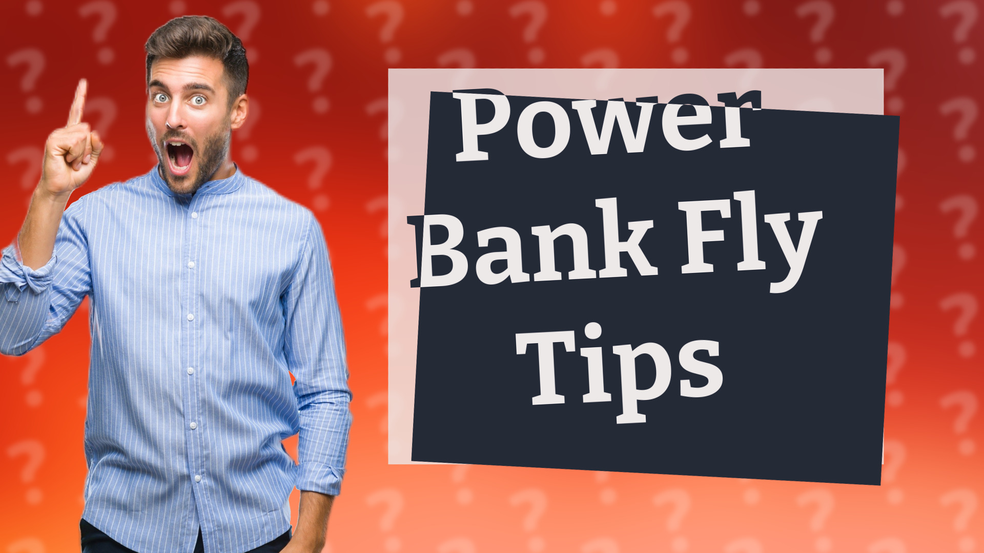 Power Bank Fly Tips
