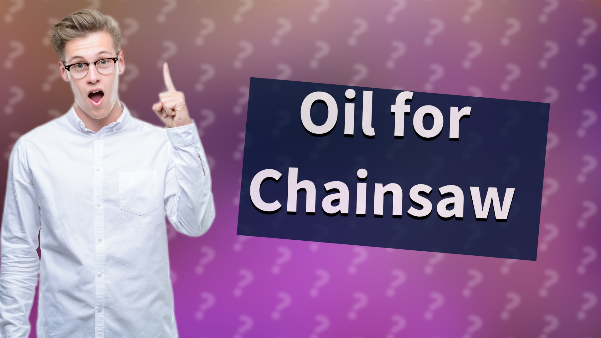 Oil for Chainsaw