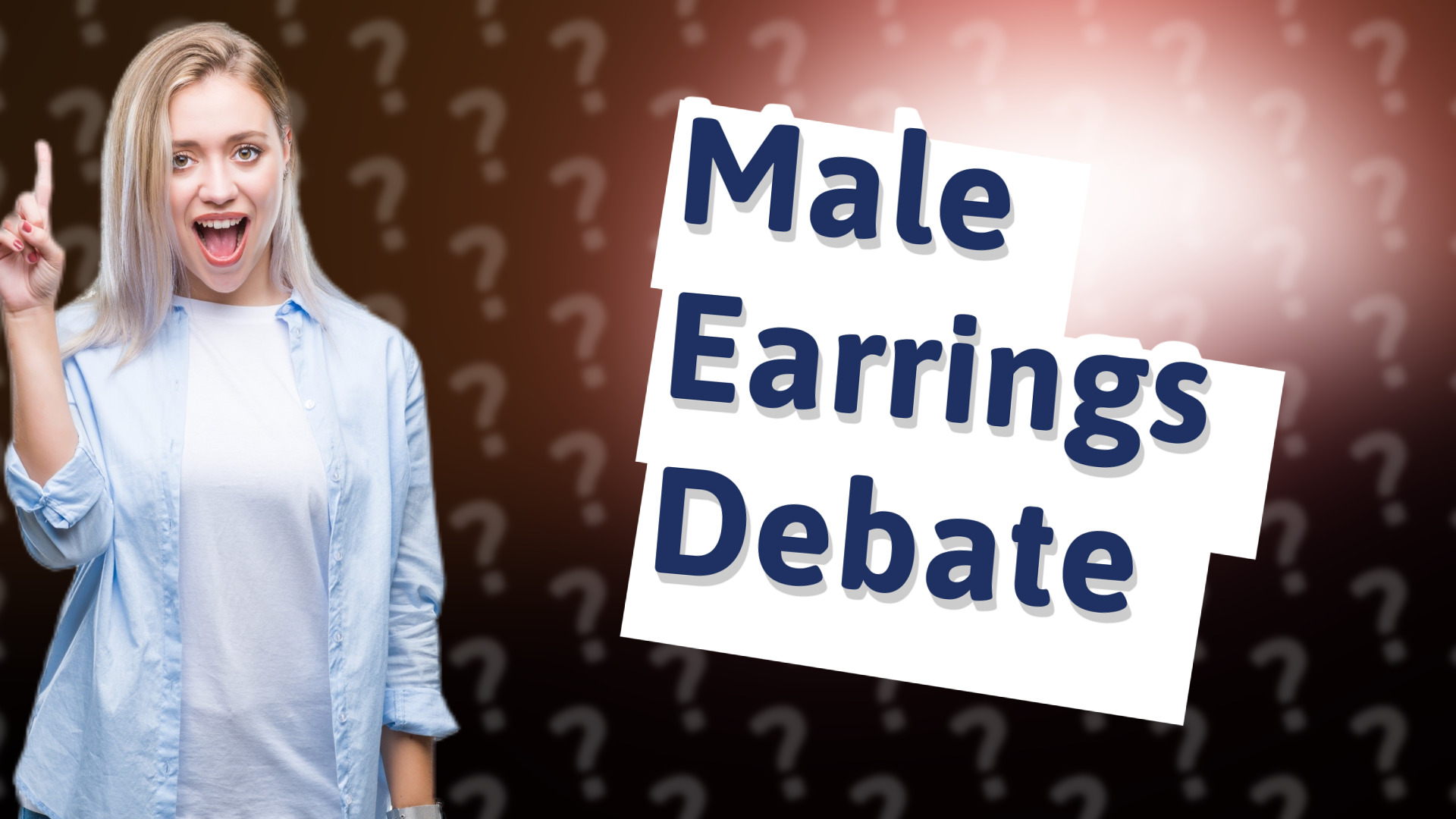 Male Earrings Debate