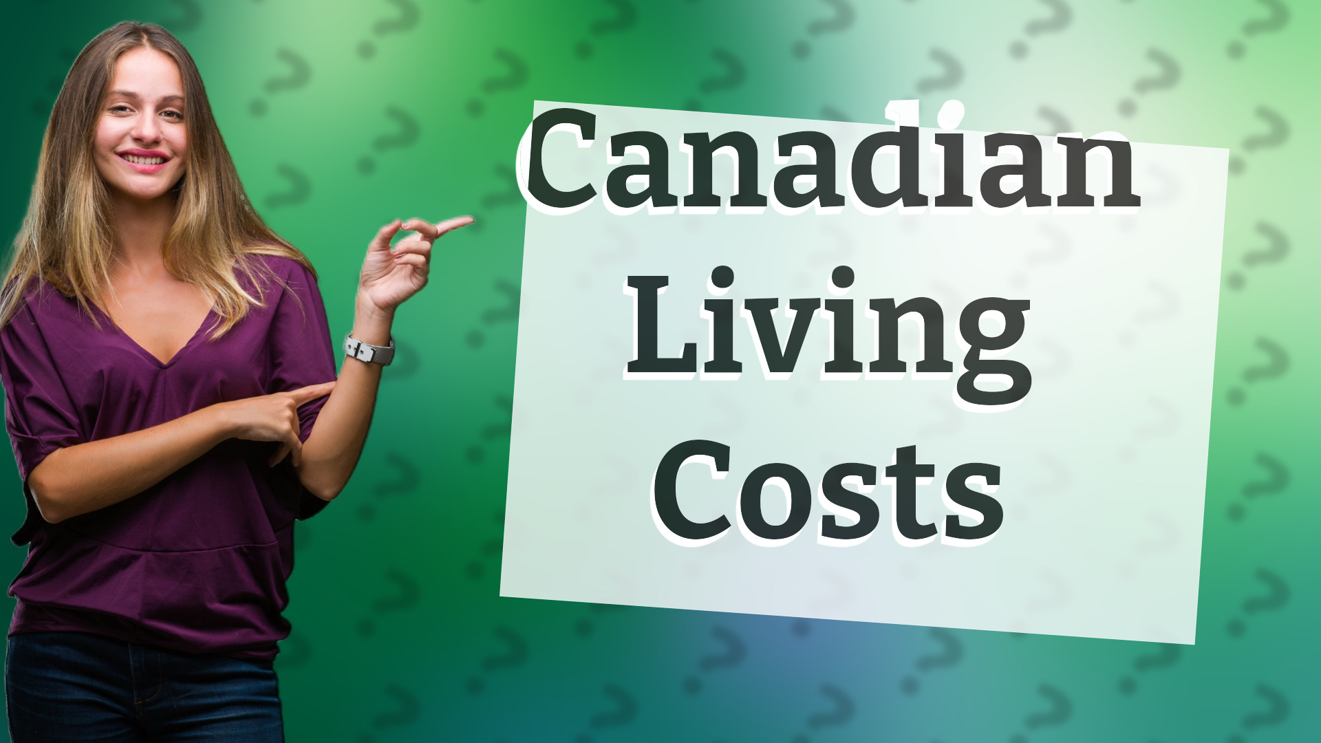 Canadian Living Costs