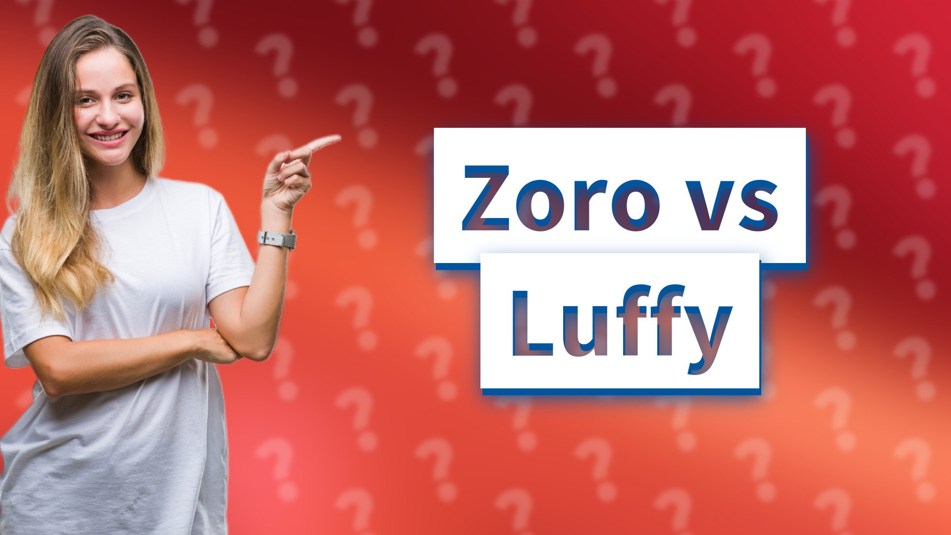 Zoro vs Luffy