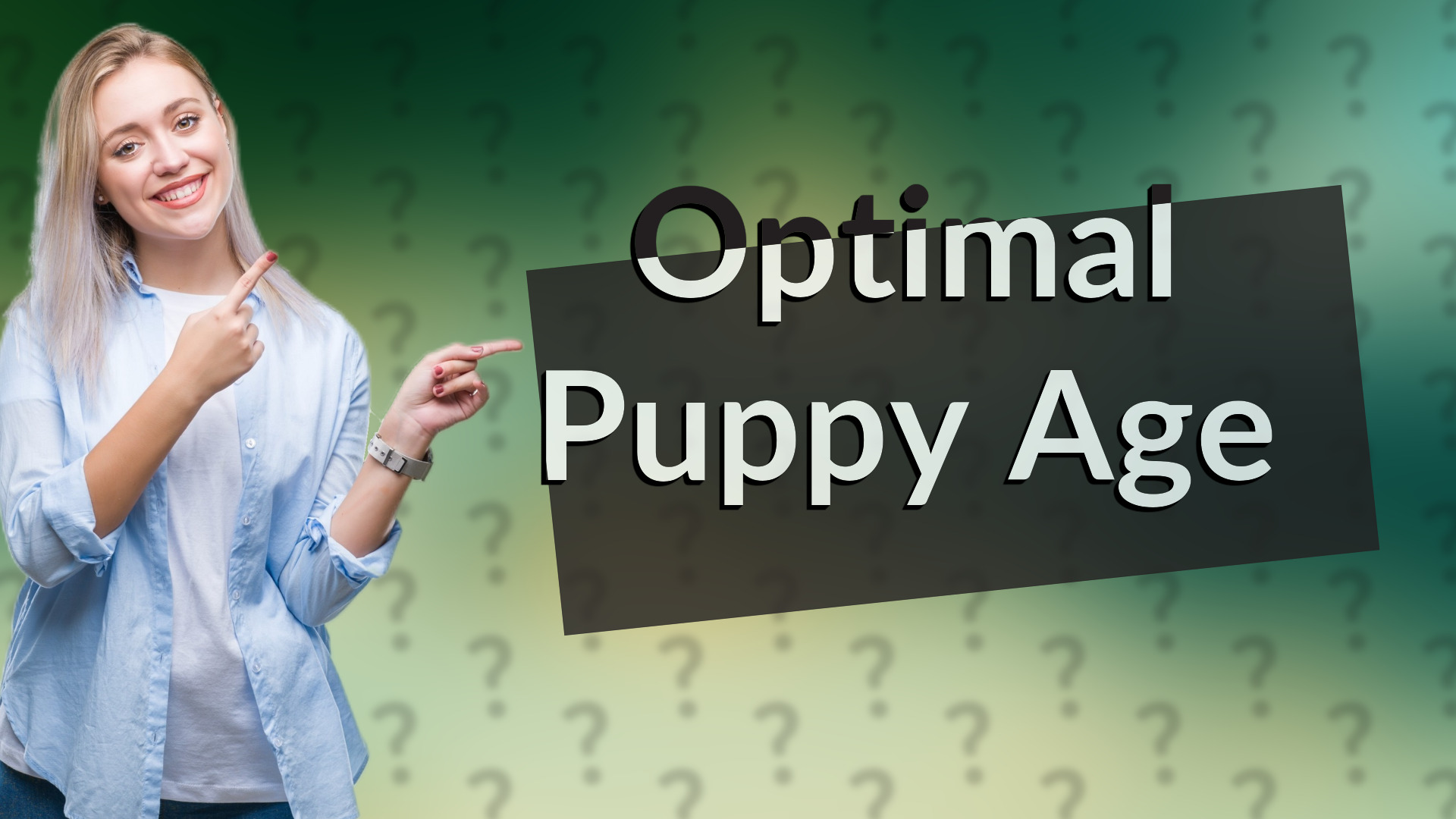 Optimal Puppy Age